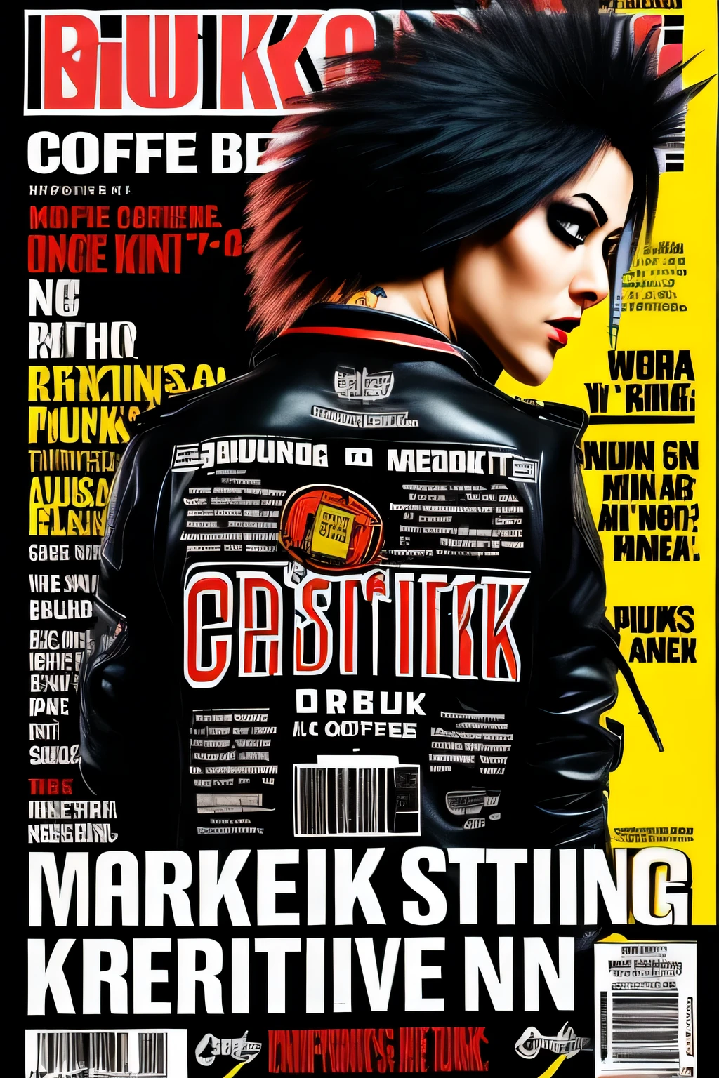 Marketing, Coffee, Brand Awareness, punk rock, Magazine cover, product, no hands