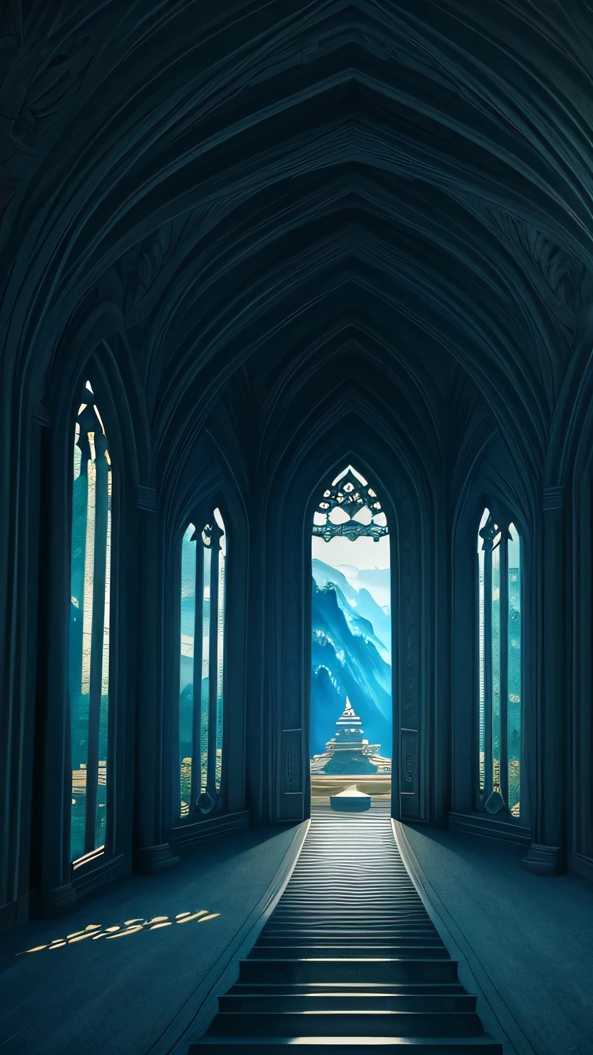 Complex、great composition, Highly detailed surreal VFX, exquisite matte painting, Heavenly gate, Luxurious matte paint, Heavenly gate, realism | 、Entrance to the etheric realm, Complexマットペイント, exquisite matte painting, amazingly epic visuals,Chinese classical,HD engraving,bucket arch structure,and complex