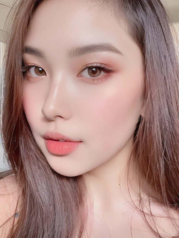 (realistic、masterpiece、Best Quality、8K、highres、high resolution:1.3)、1 girl、Big breasts、white bikini、looking at viewers、super fine face and eyes、long hair、 upper body、