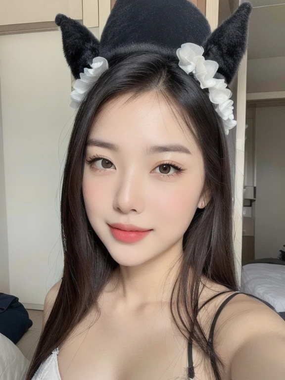 (realistic、masterpiece、Best Quality、8K、highres、high resolution:1.3)、1 girl、Gigantic breasts、white bikini、looking at viewers、super fine face and eyes、long hair、 upper body、