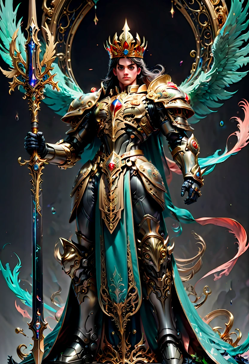 Crossing the dark cave, magic aura swirling around, masterpiece, best quality, perfect composition, very aesthetic, absurdres, ultra-detailed, intricate details, Professional, official art, Representative work