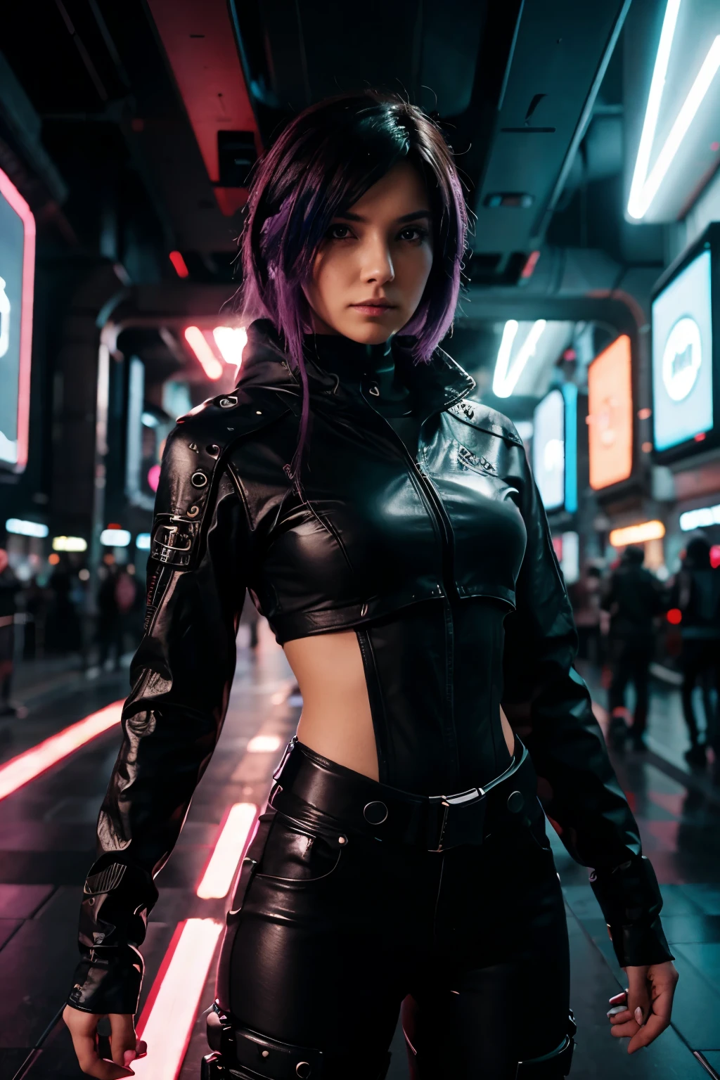 , mundo cyberpunnk, futurista, 4k