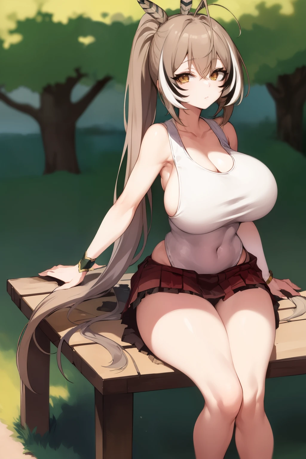 2d, masterpiece, best quality, anime, highly detailed face, highly detailed eyes, perfect lighting, 1girl, solo, (nanashi mumei:1.2)