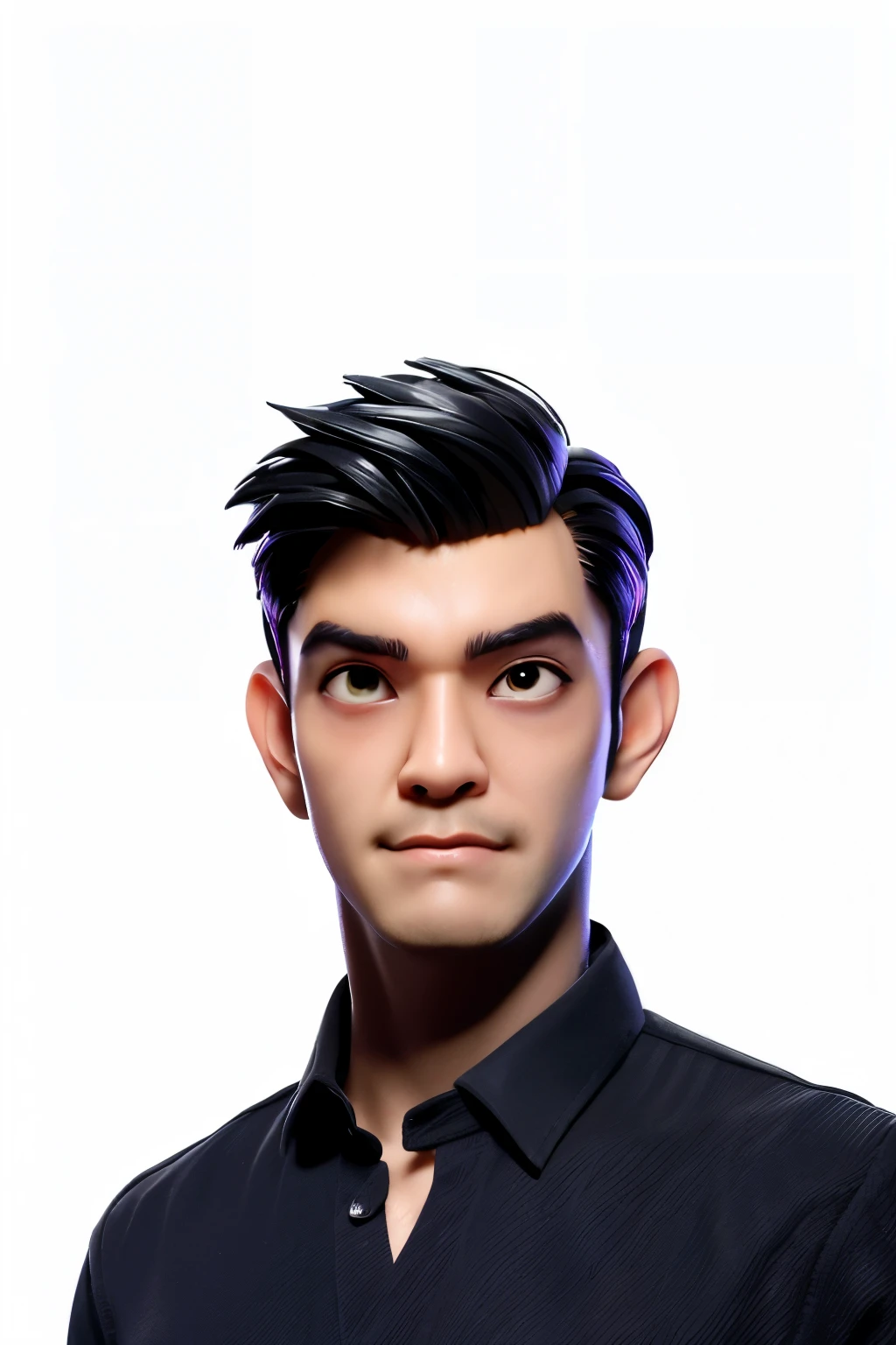a close up of a man with a black shirt and a black shirt, headshot profile picture, ramil sunga, headshot photo, professional profile picture, taken with sony alpha 9, avatar image, halfbody headshot, in front of a black background, frontal picture, taken in the early 2020s, full protrait, with accurate face