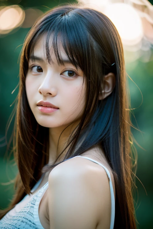 1girl, depth of field, first-person view, f/1.8, 135mm, Nikon, UHD, retina, masterpiece, ccurate, anatomically correct, textured skin, high details, super detail, high quality, best quality, highres, 1080P, HD, 4K, 8k,long hair,front view,whole body,