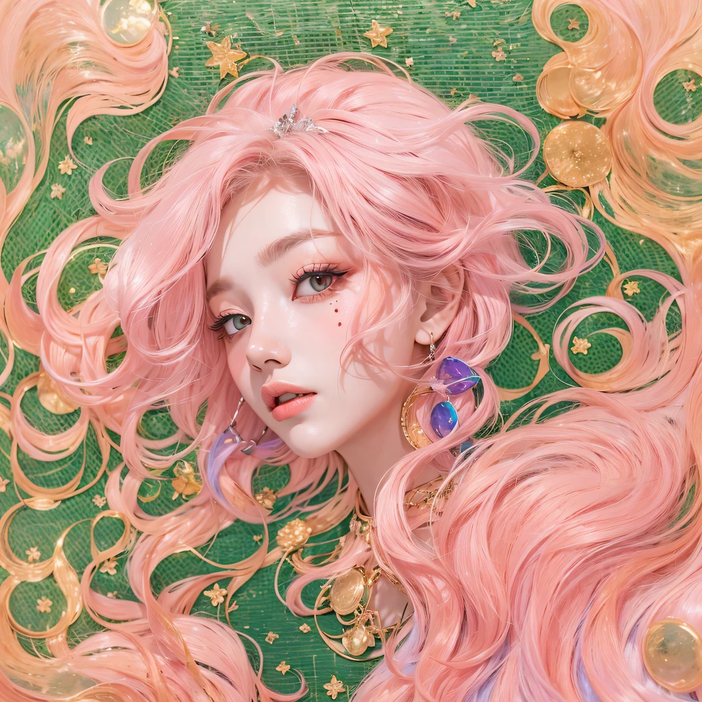 Peach Fuzz glossy black,Peach-colored flull颜色,enamel,agate,A flesh-colored world,Blood Blue Maiden 32k(masterpiece,HD,Aoyama Pond,Ultra high quality,32k)Bright pink long flowing hair,blood pool,Ziddink, a color,Grumpy (After greeting), (Linen scarf), fighting stance, looking at the ground, light pink long hair, Floating bright blue, Fire cloud gold headdress, Chinese long-sleeved gold silk burgundy garment, (Abstract metaverse splash:1.2), White background,Peony flower vitality protector(realistically:1.4),Peach-colored flull,Smoke on the road,The background is very pure, high resolution, detail, RAW photos, Sharp Re, Nikon D850 film photo by Jefferies Lee 4 Kodak Portra 400 camera F1.6 guns, colorful, Ultra-realistic and vivid textures, dramatic lighting, Unreal Engine Art Station Trend, Sinest 800,Long flowing girl peach hair,Huge colorful bubbles light pink