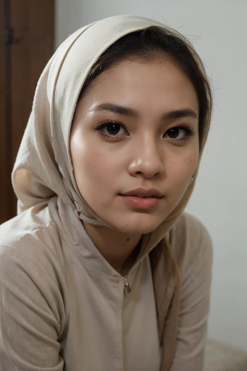 ((best quality)), ((masterpiece)), (detailed), perfect face, malay girl waering hijab