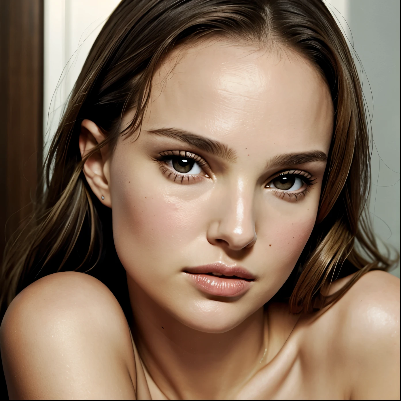 Natalie Portman, naked, 30 ans, Extreme close up