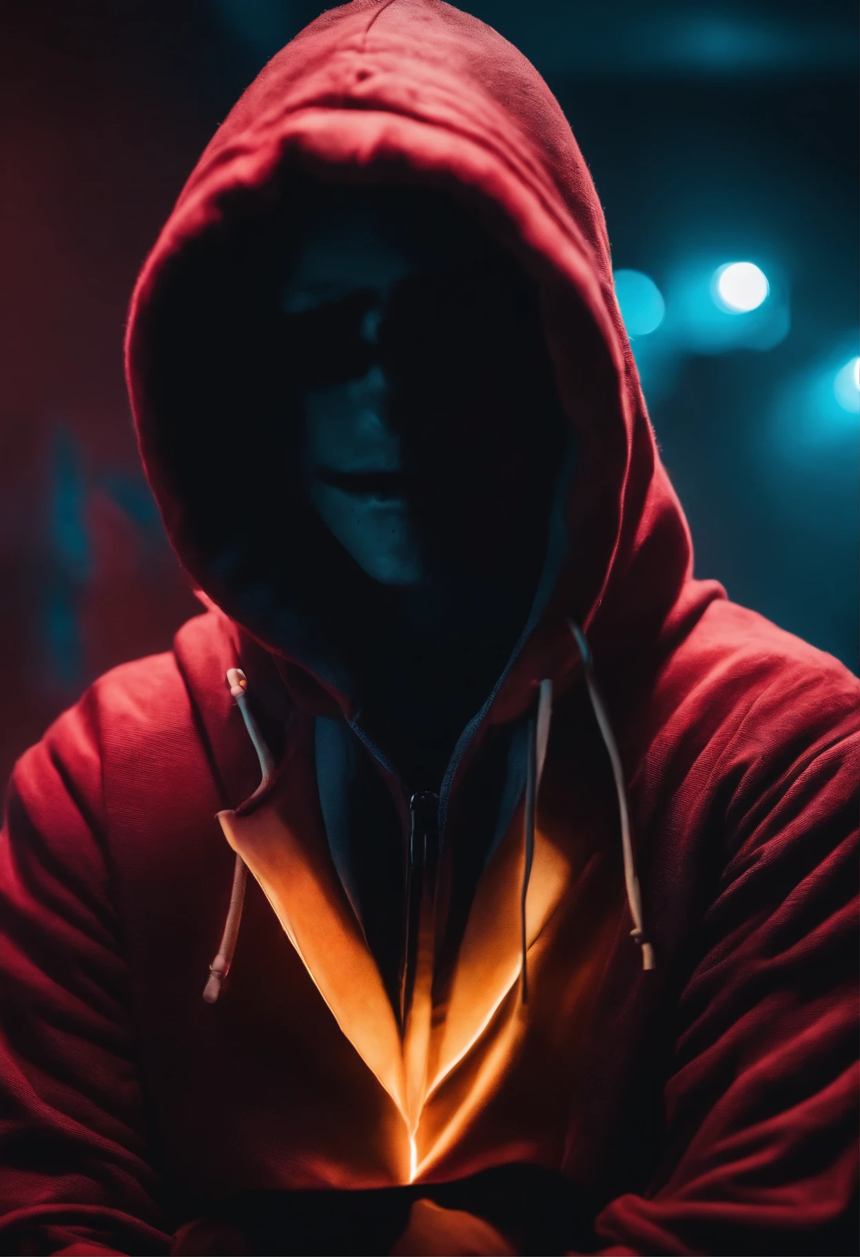 Unknown Gamer dp boy wearing hoodie hacker face cover 