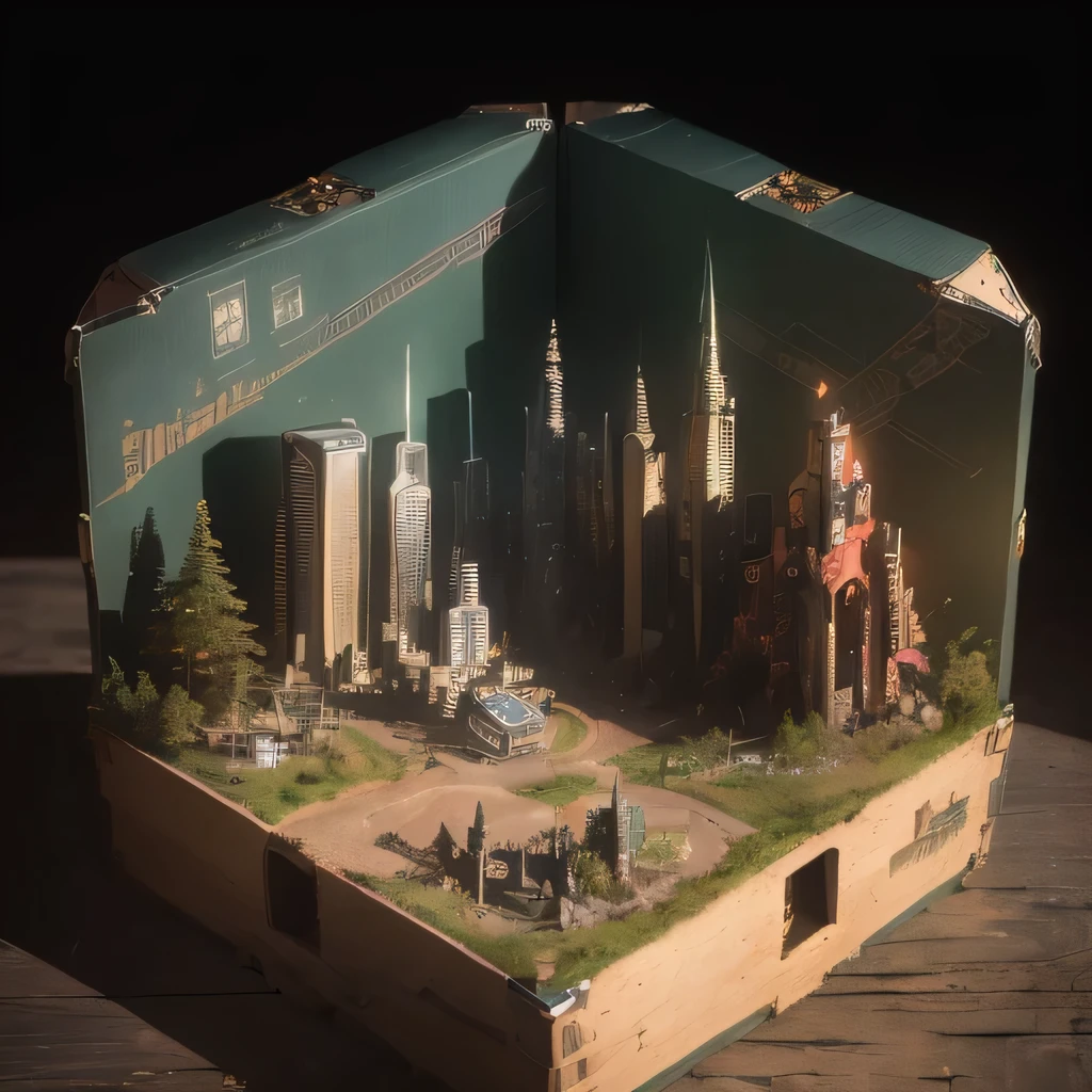 3598年Mars realistic model, (split ends, original photo, best quality, masterpiece:1.4),Steampunk Cyberpunk 6820 City,(CyberpunkMars light:1.3), Mars (related to land),(in a small nature box:1.3),Isometric, small nature, landscape on foundation,landscape,