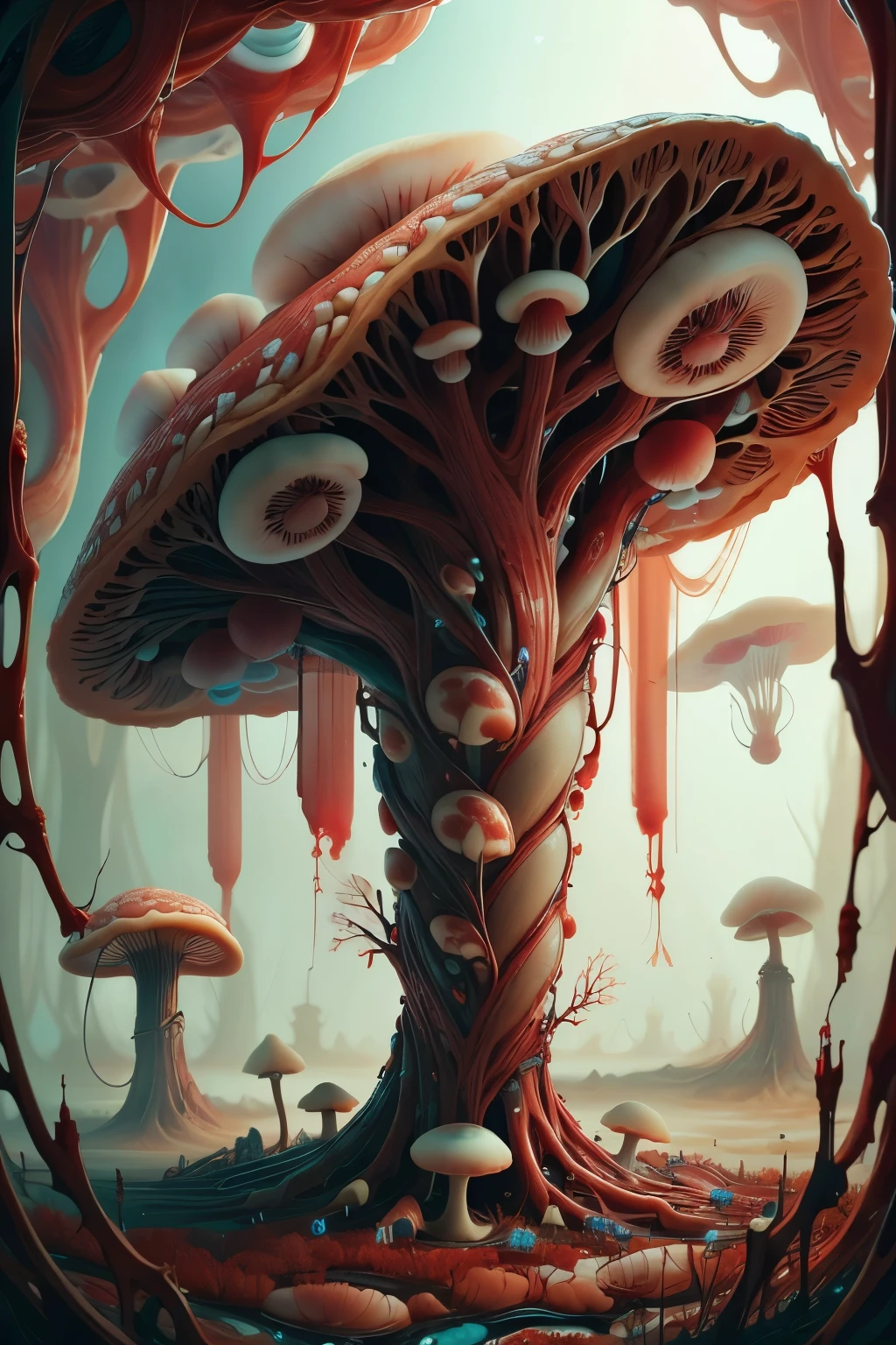 Anatomical techniques ,Blood vessel, Sci-fi mushrooms, 