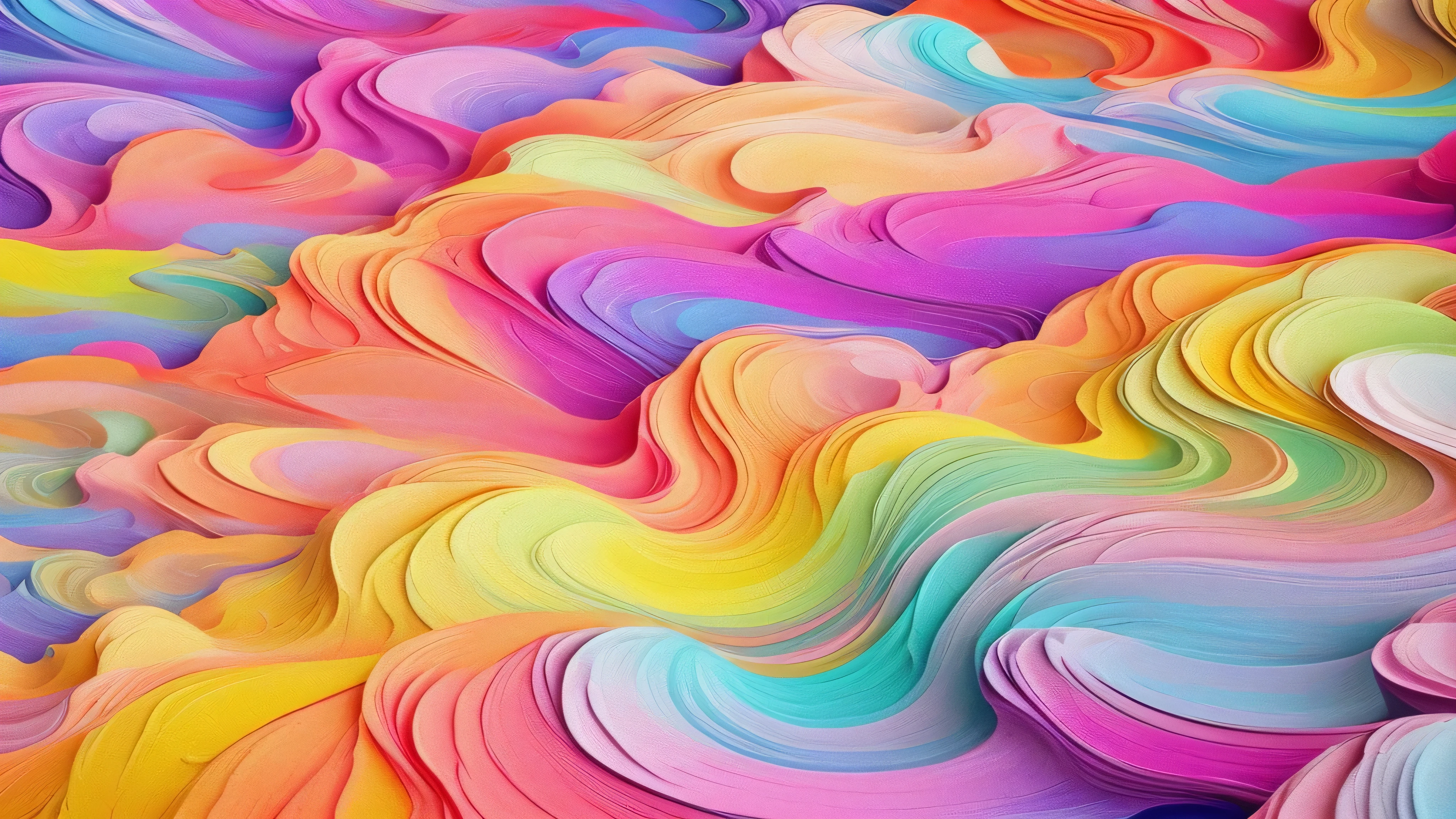 Close-up of colorful background with many swirls, paint swirl美学, spin coating, Complex flow coatings, spin coating colors, paint swirl, Vibrant digital painting, Colorful digital art, Color numbers, 色彩缤纷的paint swirl, Arte digital colorida, Vibrant digital art, multi-layer paint, colorful generative art, Swirls of bright colors