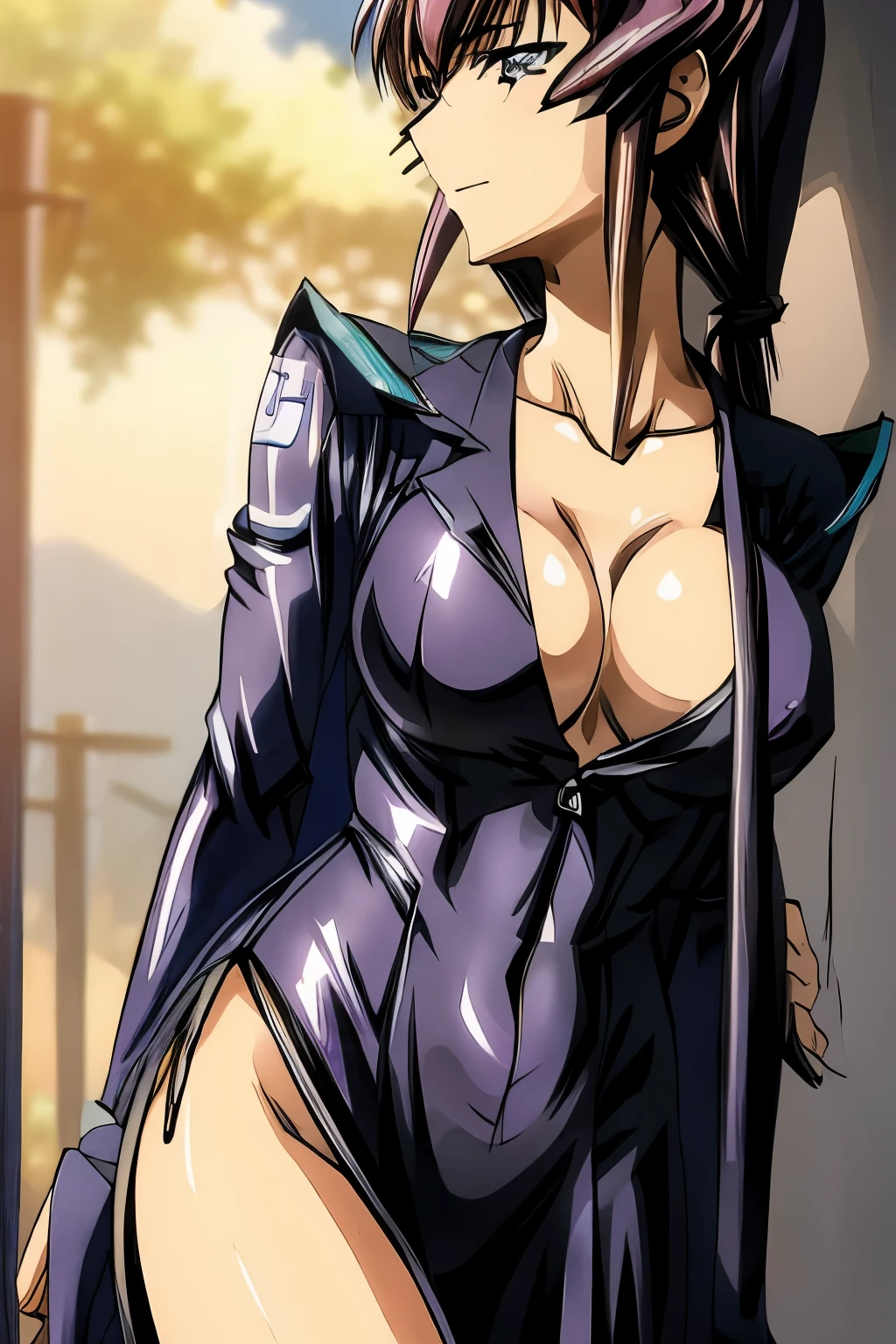 Saeko Busujima con Marimo Jinguuji