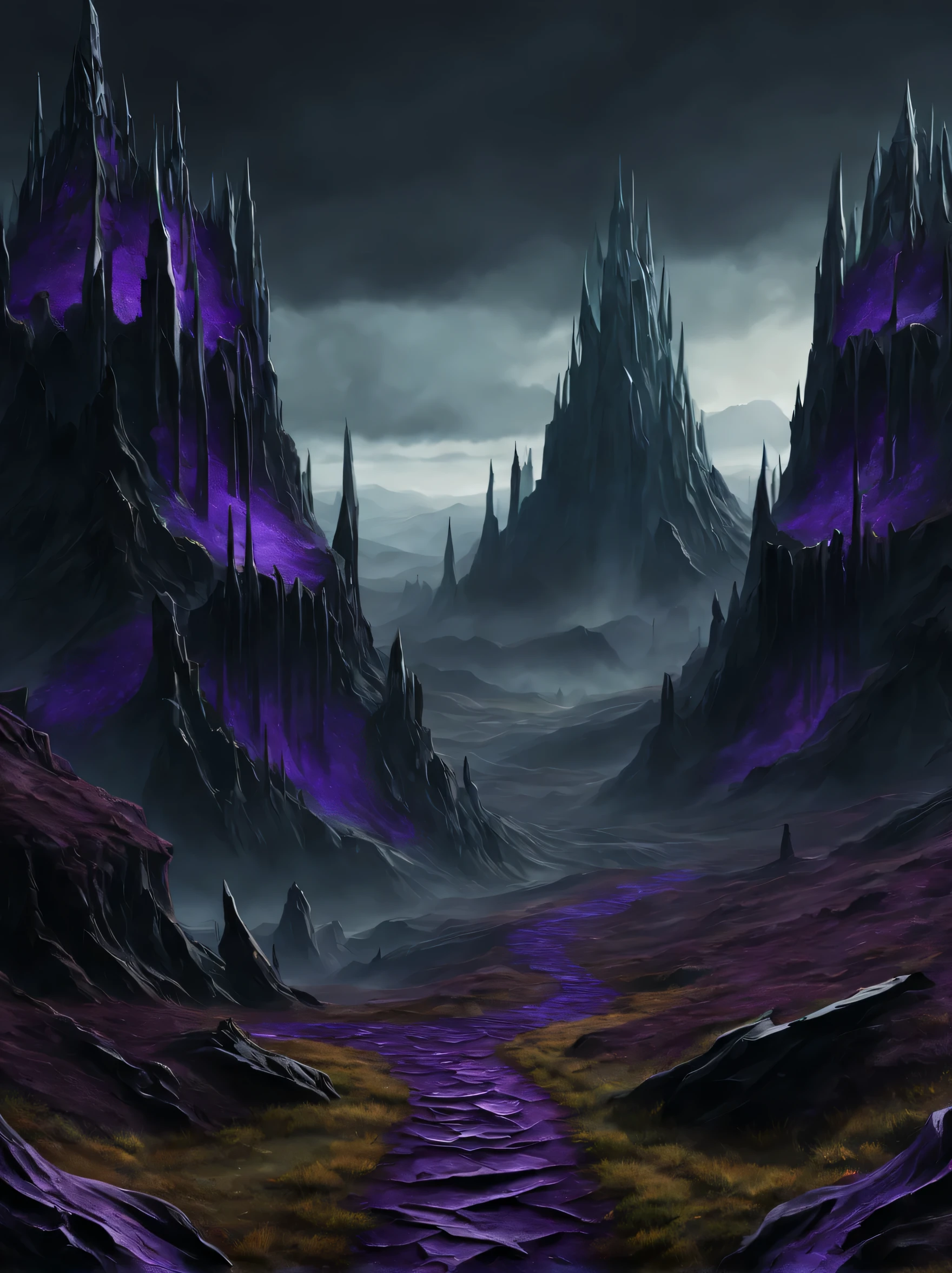 ((realistic,digital art)), (very detailed),DonMD4rk3lv3sXL Mythical Landscape Plateau 