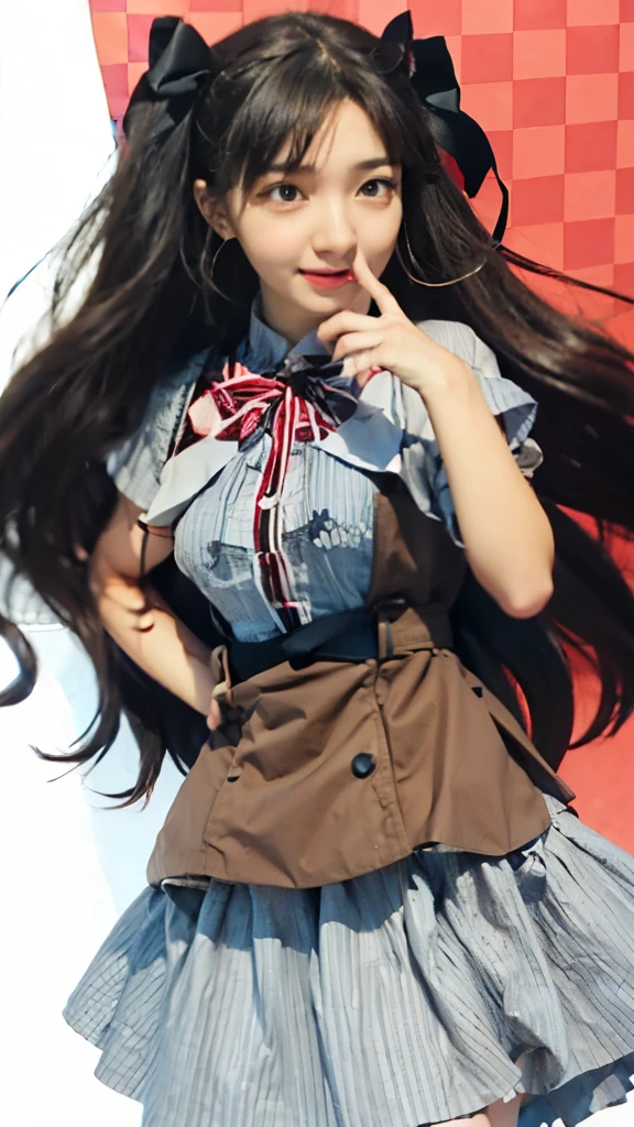 anime girl with long black hair and a cat ears, hinata hyuga, ilya kuvshinov with long hair, beautiful anime high school girl, sui ishida with black hair, chiaki nanami from danganronpa, hanayamata, an anime girl, anime visual of a cute girl, anime best girl, anime girl with long hair