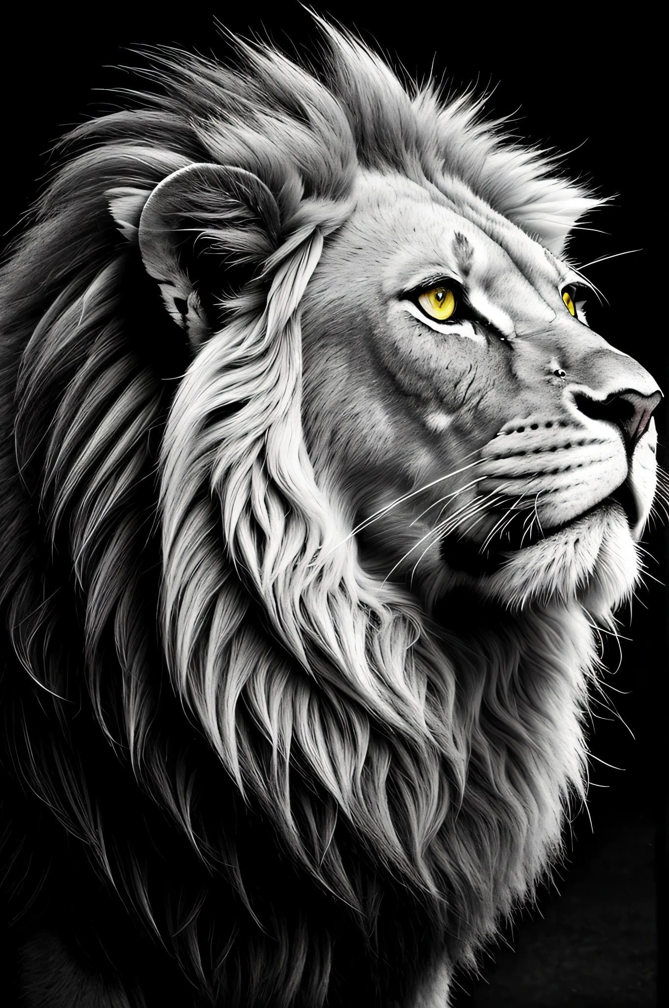 Yellow lion's eye