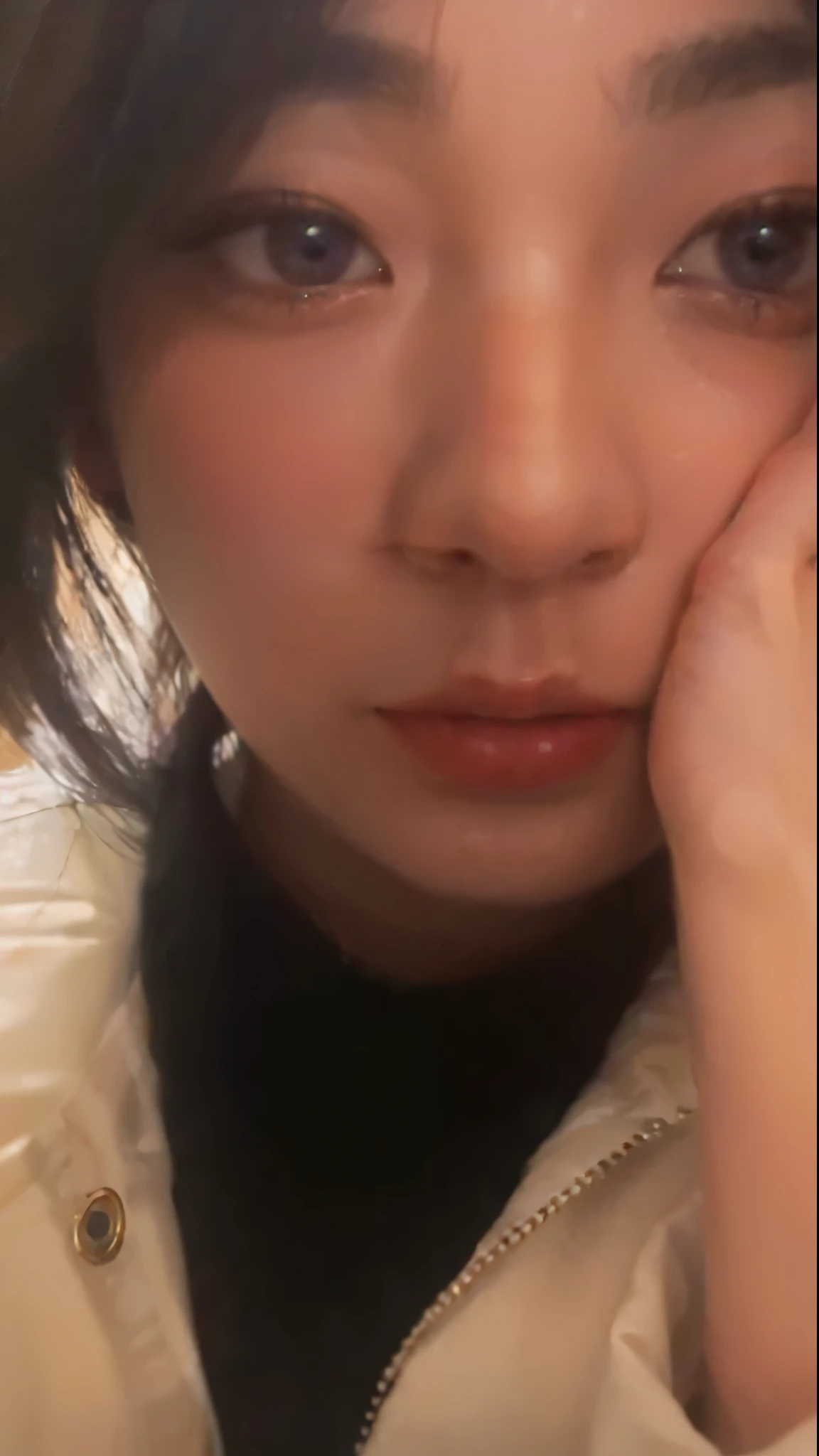 Hyperrealist portrait of female by david hockney and alphonse mucha,fantasy art, photo realistic, dynamic lighting, artstation, poster, volumetric lighting, very detailed faces, 4 k, award winning,, 1girl, in the dark, deep shadow, low key,cowboy shot,(official clothing:1.4) ,long hair,white hair,