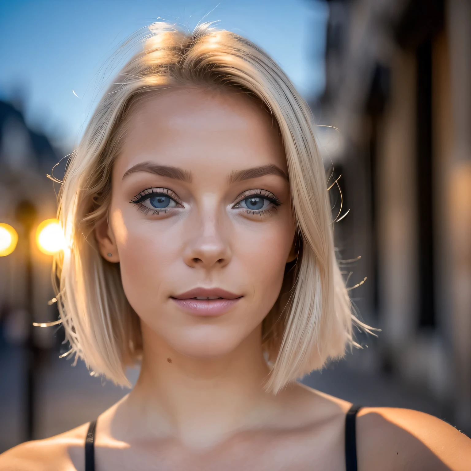 (Selfie, vue de dessus: 1.4), (right half of the body: 1.4), Photo portrait RAW UHD d&#39;une blonde de 24 ans (Femme aux yeux bleus) Descendre sur la plage, palmiers, (jupe), (Encolure), Details (textures! , cheveux! , lunettes, couleur!! , disadvantages: 1.1), Des yeux brillants avec beaucoup de Details (En regardant la caméra), Reflex lighting, reflex, ultra-quality, Sharpness, profondeur de champ, grain du film (centre), Fujifilm XT3, Limpide, Centre Du caDre, beau visage, mise au point nette, lampadaire, Neon lighting, Bokeh (dimly lit), Nuit, (Ciel nocturne), detailed skin pores, peau grasse, coup de soleil, Details complexes des yeux, corps entier, gros seins