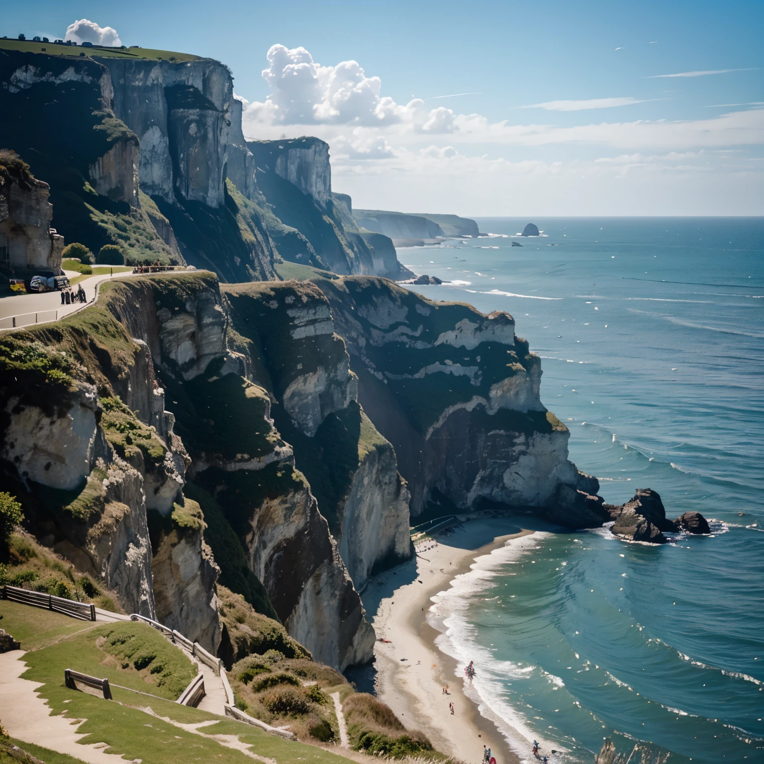 seaside cliff scenery