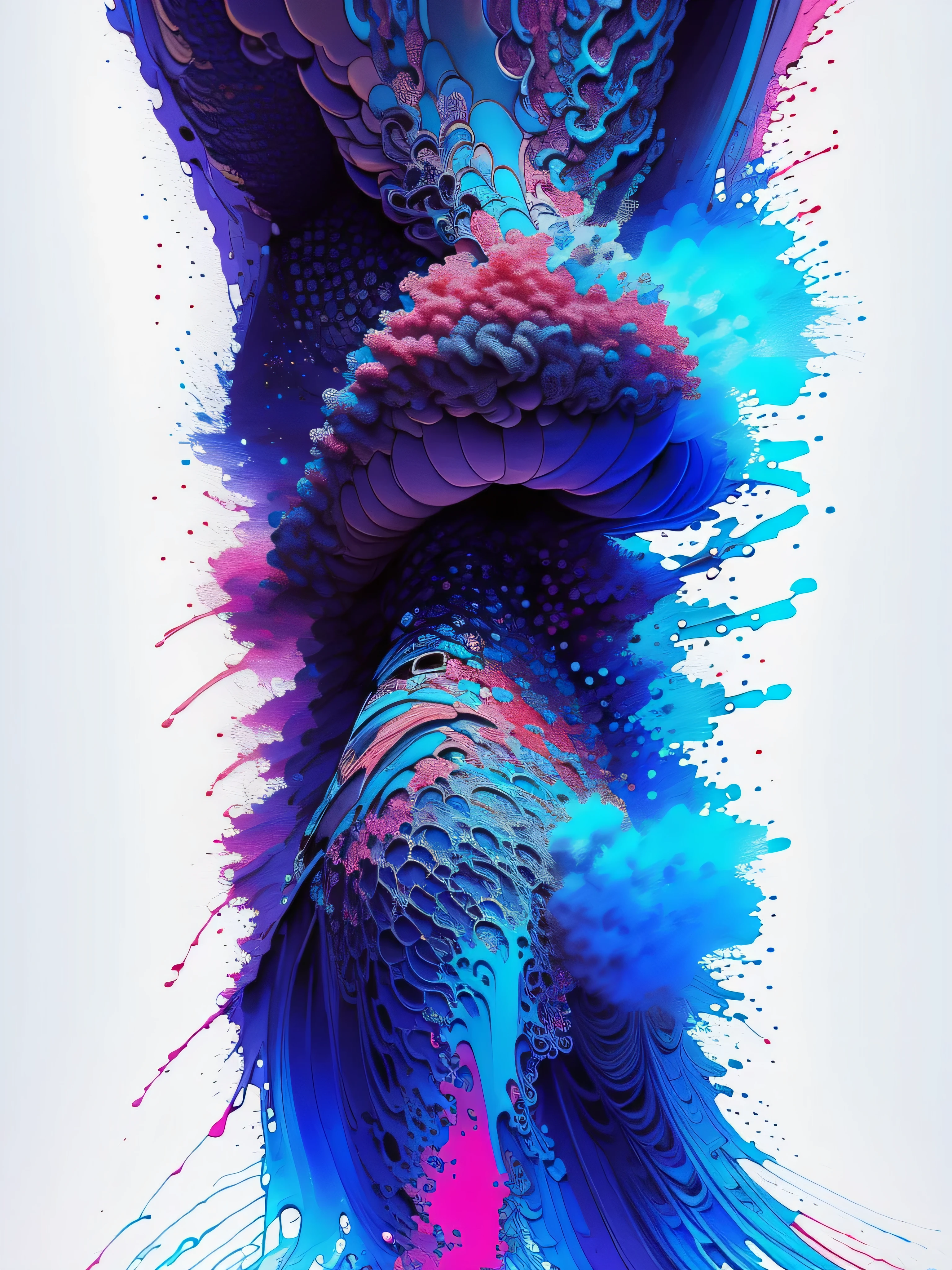 a close up of a blue, pink, red, black liquid substance in water, blue and pink colour splash, color ink explosion, hq 4k phone wallpaper, by Alberto Seveso, fluid coloured smoke, red and cyan ink, blue and pink colors, pink and blue colors, pink and blue colour, purple and blue colored, inspired by Alberto Seveso, cyan and magenta, dark blue color image background, no people,
