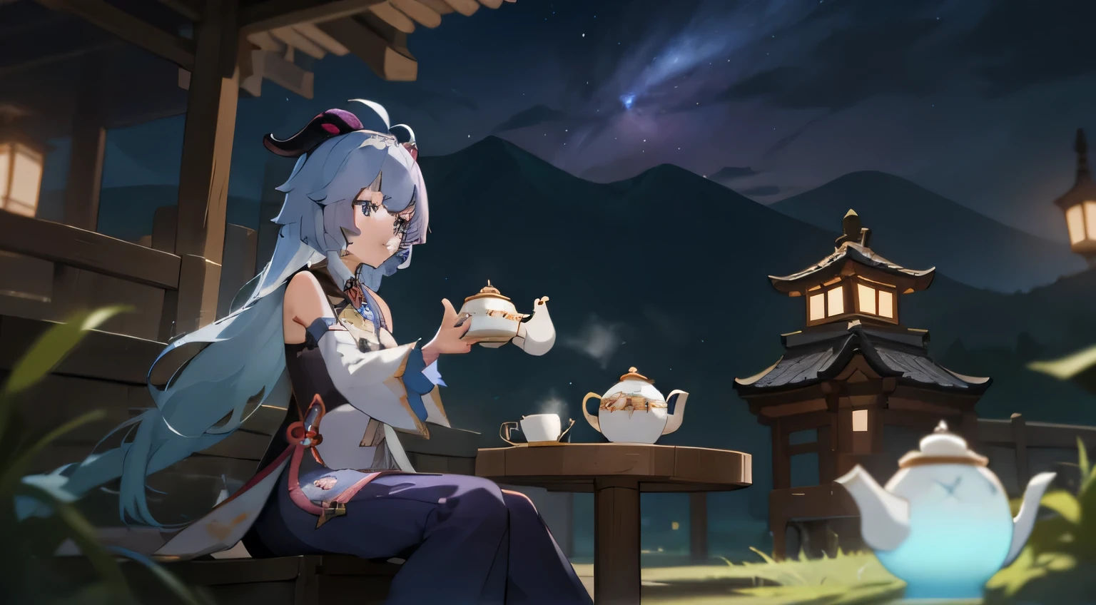 Genshin Impact La Signora, concept art, 4k