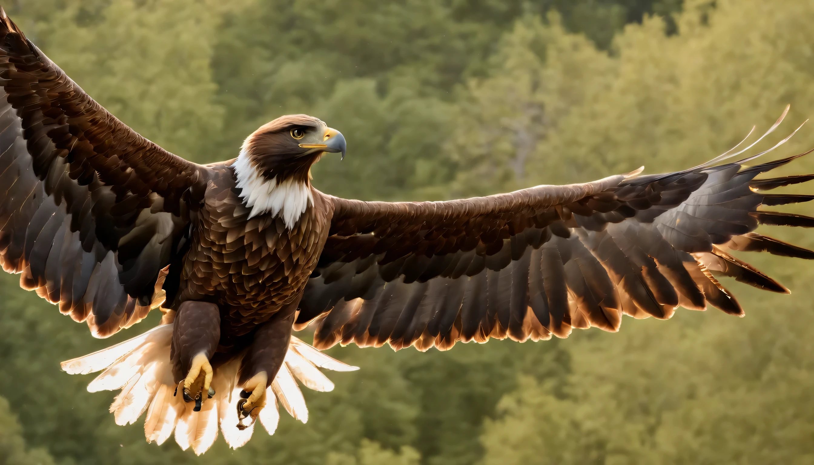 (Highly detailed CG Unity 8k wallpaper、masterpiece、highest quality、Super detailed)、(best lighting、best shadow、very delicate and beautiful)、highest quality、8k、Detailed facial depiction、masterpiece、highest quality、clear image quality、
Photo of an eagle soaring high in the sky。
