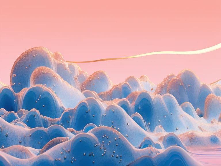 wallpaper， big， wave breaking， pink sky， sea, beach， high definition detail， hyper detail， Movie， ultra-realistic realism， soft light， Deep Focus, hips， ray tracing， diffuse（ultra-thin glass reflection）and hyperrealism。