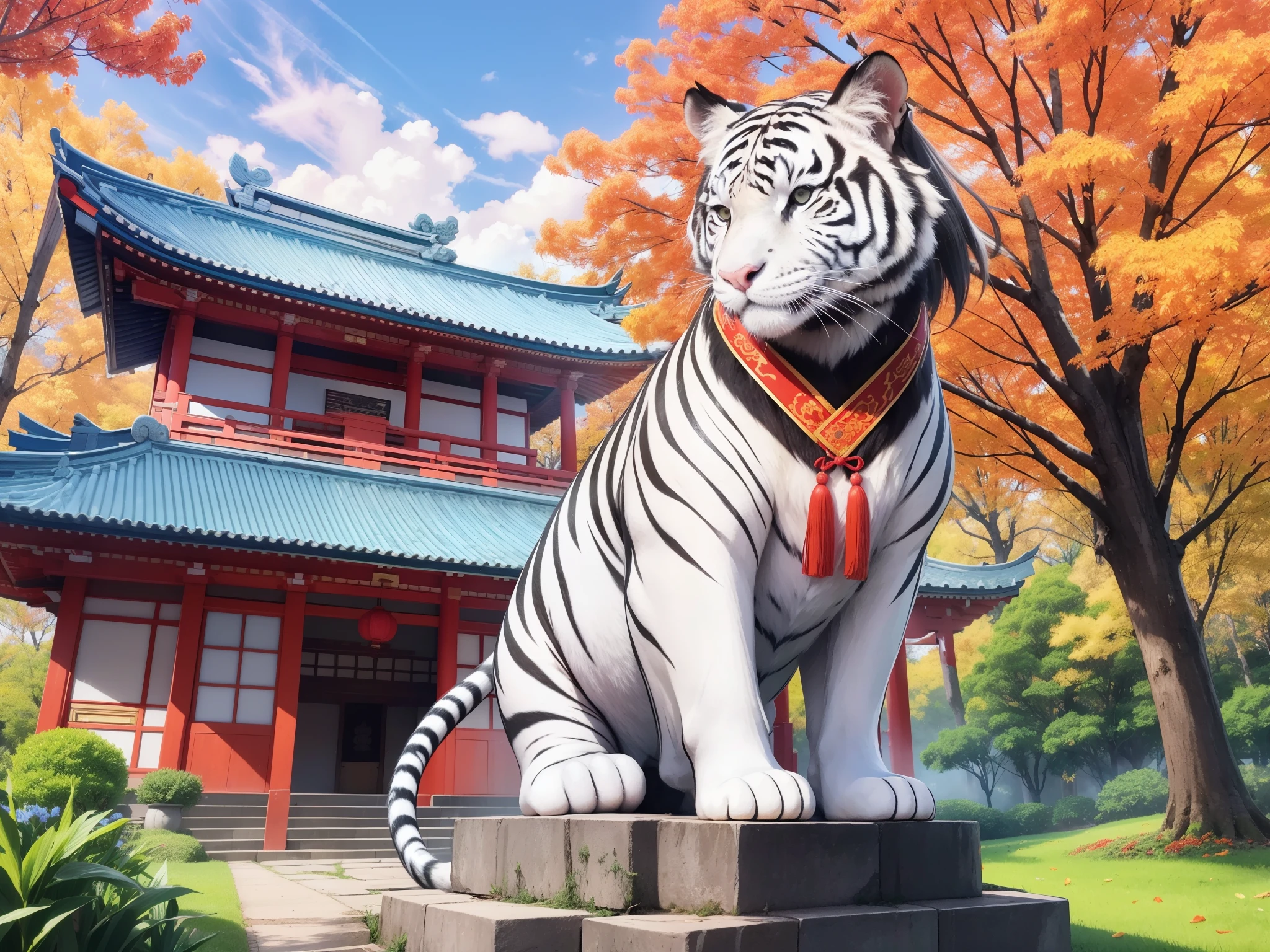 white tiger、（（（Thunder Tiger）））+++、（（（thunder）））+++、（（（Thunder Tiger）））+++、（（（thunder）））+++、（（（Thunder Tiger）））+++、（（（thunder）））+++、One of China&#39;s four legendary divine beasts.、protect the west。takes the form of a white tiger。White is、According to the theory of five elements, it is considered to be the color of the west.。 In the literature『Book of Rites』Kyoureijoya『Huainanzi』Post in astronomy lesson。In addition、漢代の文献には西方をwhite tigerとしないものもあり、『Book of Rites』Rin in luck（Rin、Kirin）·phoenix（law、Phoenix）·turtle（tree、spirit turtle）·dragon（dragon、Oryu）as the four spirits、虎のかわりにKirinがあげられている[1]。Also『Historical Records』『Hanshu』では西方をwhite tigerでなく咸池とし、white tigerは参宿の別名とする[2]。 in Chinese astronomy、The circumference of the sky is divided into four parts along the equatorial belt of the sky.、Of the 28 inns, 7 inns to the west（Kui·Lou·Stomach·Pleiades·Bi·觜·Chen）を総称してwhite tigerとした。 in Japan、The main statue pedestal of the Kondo Hall of Yakushiji Temple in Nara Prefecture、明日香村のキトラ古墳の石槨内壁の西側壁にもwhite tigerが描かれている。others、Kanda Myojin Shrine、秩父神社など多くの場所で四神の彫像や絵を確認でtreeる。 俳句においてautumnの季語である「White Emperor」is synonymous with、autumn（west white）is a symbol of。Suzaku、Xuanwu、Together with Seiryu, they are grouped together as the Four Gods.、南をSuzaku、北をXuanwu、East with Seiryu、Each person is responsible for protecting the other.。white tigerは西方の守護を司どるが、white tigerと西方との結び付treeは、Five elements theory is yellow in the center、black in the north、blue in the east、white to the west、It comes from the fact that red and five colors were assigned to the south.