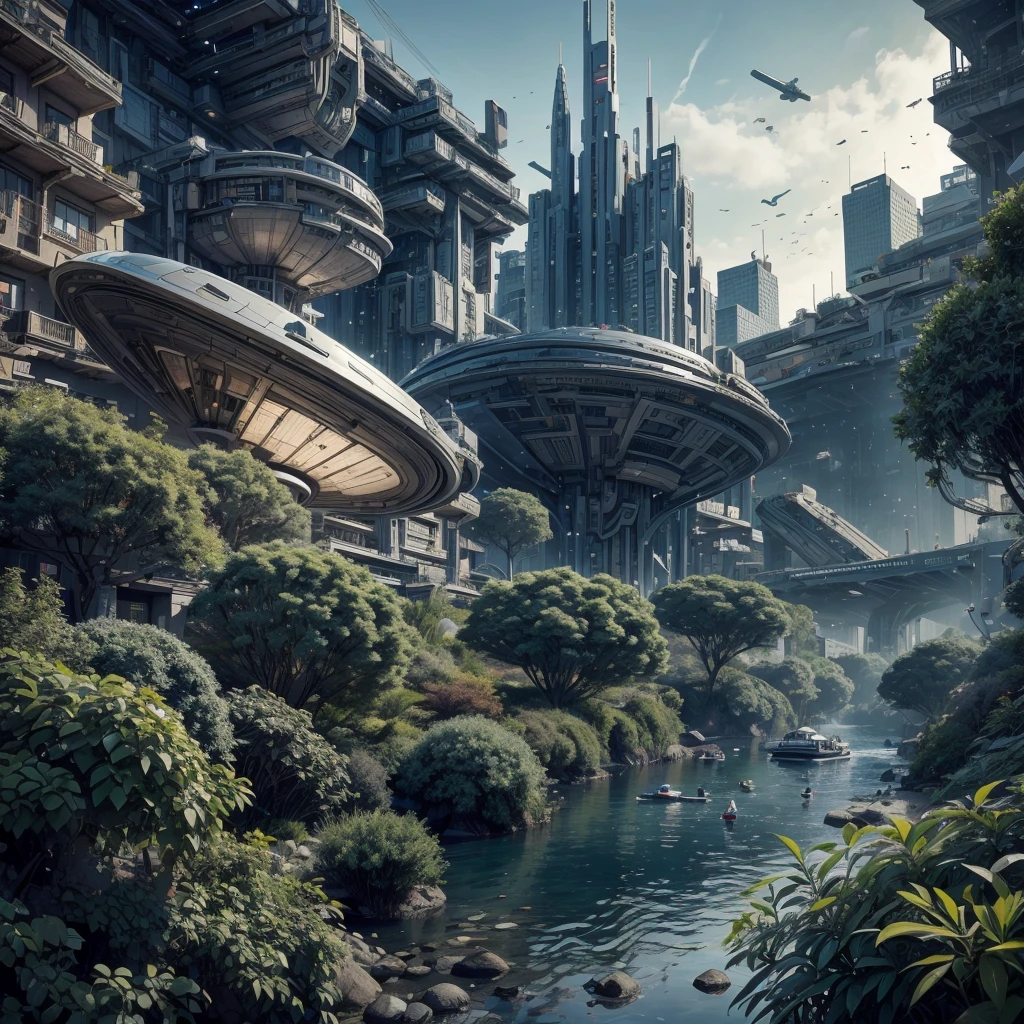 unreal engine:1.4,UHD,Best quality:1.4, fotorrealist:1.4, Masterpiece:1.8, unearthly, , Colonization of a new planet, gloomy atmosphere, a lot of alien vegetation, Intricate flowers, Alien Creatures, wild atmosphere, aggressive environment, amazing, stunning artwork. (Best quality,4k,8K,A high resolution,Masterpiece:1.2), ultra detailed ,(realist,fotorrealist,fotorrealist:1.37),HDR,UHD,Studio lighting, Ultra-thin paint, sharp focus, physically based representation, very detailed description, professional, Bright colors, fantastic city, The capital of the empire, mega tall skyscrapers. space towers for mooring star cruisers, pierce the sky, Bright city lights, the river pierces the city, waterfalls in city gardens, mega high waterfalls, who never sleeps. In the middle of a bustling cityscape, Famous high-tech pyramid style architecture, Its architectural wonders are embodied in a futuristic style.. When the hovercar glides easily through the air，Город full of life，full of life。，full of life。，full of life。，full of life。。, Modern technology blends seamlessly with traditional Arab luxury urban structures.. This is an amazing piece of art, Use Pixai, to bring powerful AI models to life, Showcase the limitless creativity and possibilities of our imagination. Experience the future of cityscapes at Pixai，Immerse yourself in the ghostly world of art, deep bottomless chasms filled with lava, lava falls, fire and smoke, A transport spaceship is moored to the spaceport terminal