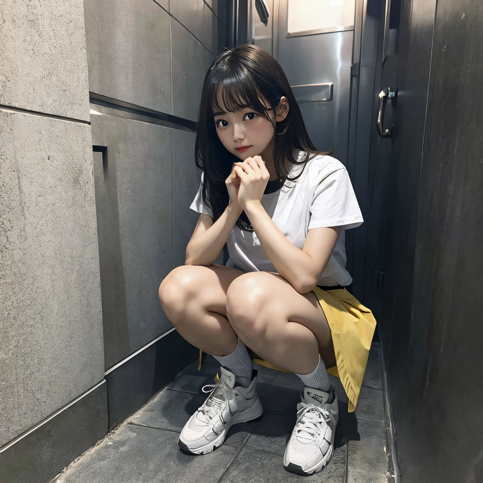 girl peeing