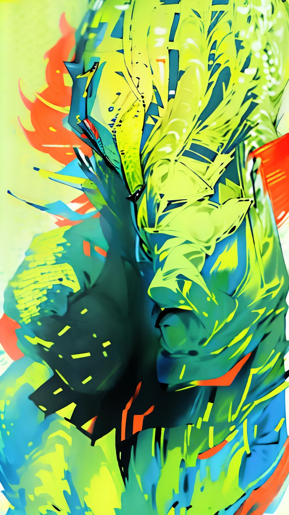 "Generate an AI image with a rapper-inspired outfit style. Ensure prominent elements of rap fashion, such as hoodies, caps, jewelry, and cool footwear. Describe an energetic and trendy atmosphere in the generated image."