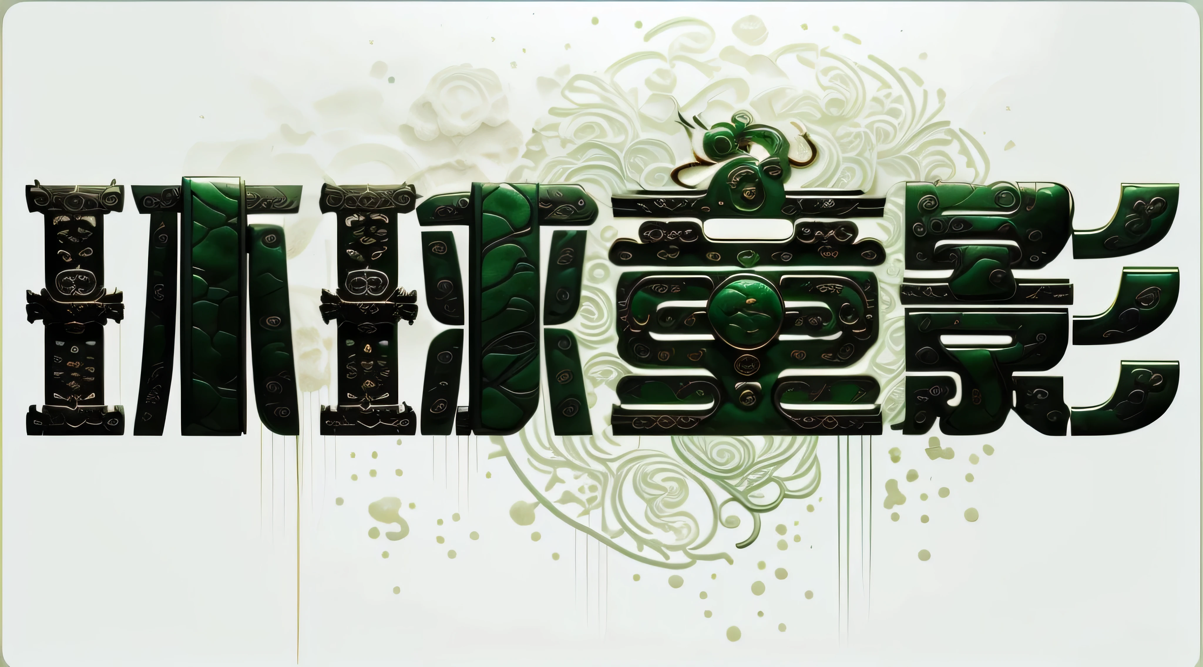 simple pure black background,masterpiece,best quality,Ultra-fine jade jewelry,High quality fantasy art, glow within, beautiful statue,shine, beautiful chinese pattern,sunshine,Jade full of gold,Engraving pattern,pearl