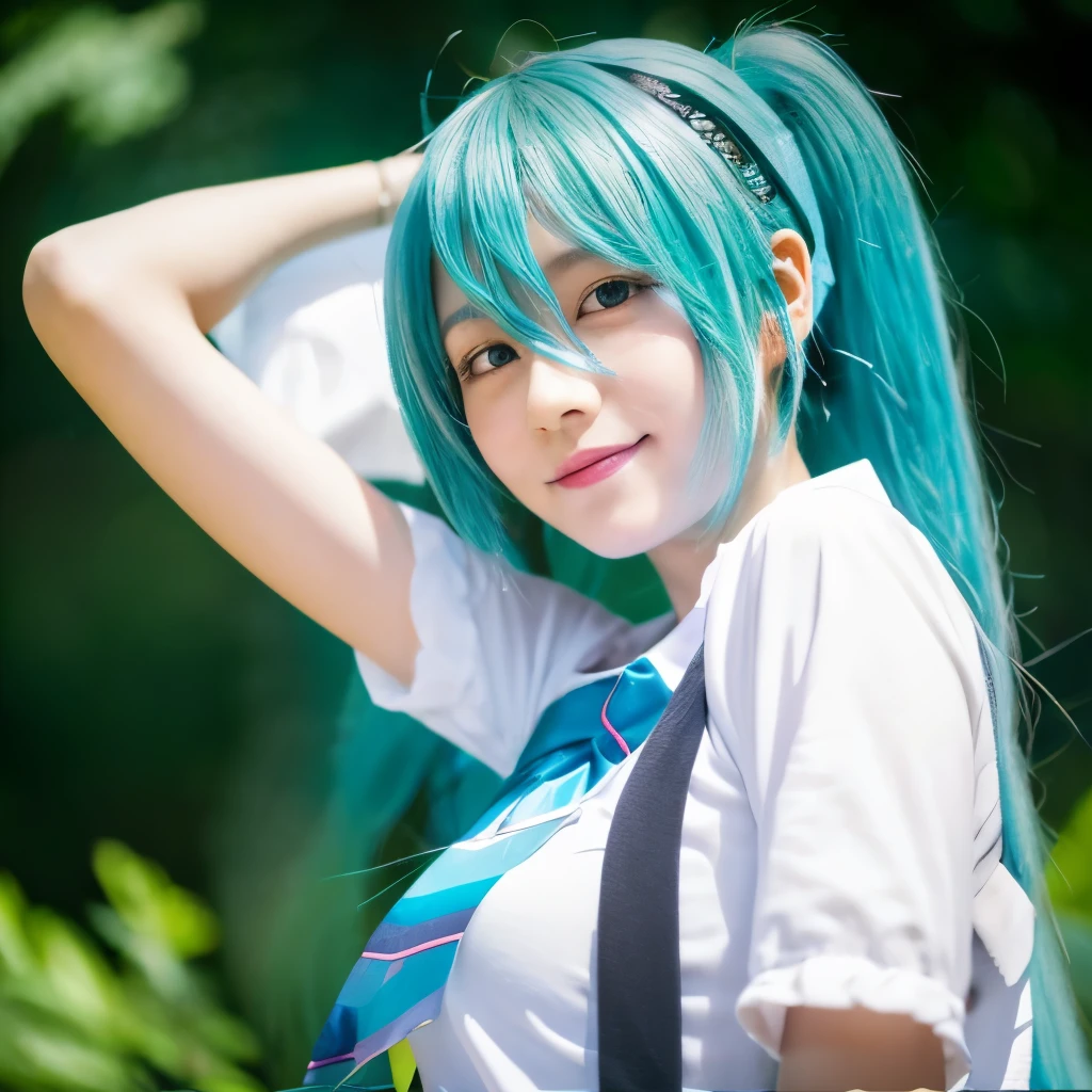 Female Hatsune Miku raw pussy scat