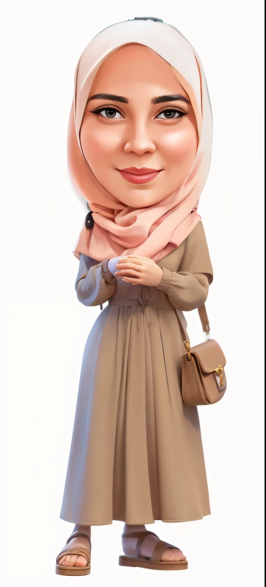 a cartoon of a woman in a hijab pointing at the camera, inspired by Nil Gleyen, caricature illustration, hijab, in cartoon style, faridah malik, caricature, cartoon image, caricature!!!, cartoon portrait, realistic cartoon, arab ameera al-taweel, caricature style, inspired by Sheikh Hamdullah, by Nil Gleyen