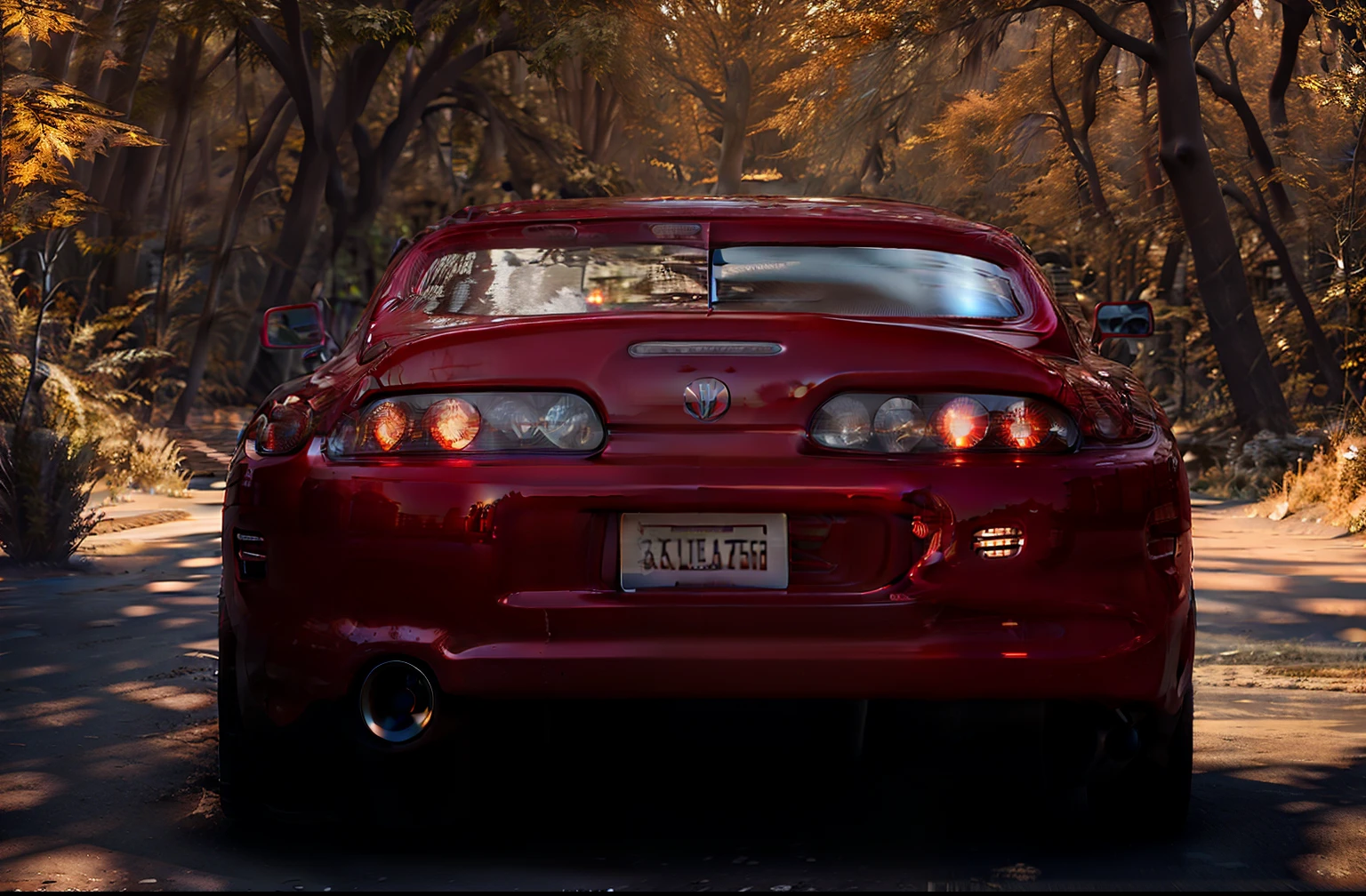 red car with open trunk, very realistic render, rendering on Unreal 5 engine, unreal engine realistic render, hyperreal render, рендеринг в Unreal Engine 5, octane unreal engine rendering 8 k, realistic render, hyper realistic render, Octane HDR rendering, car photography, рендеринг в Unreal Engine 6, Unreal 8K octane render, unreal engine rendering