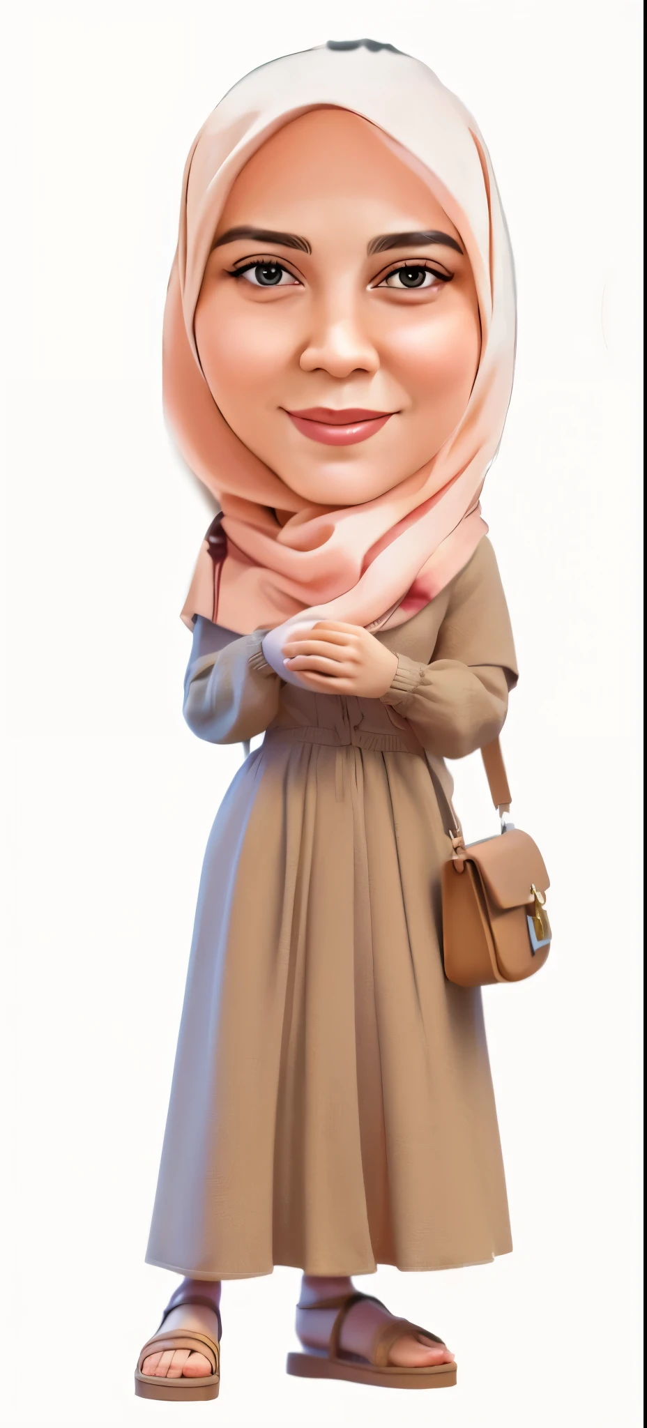 a cartoon of a woman in a hijab pointing at the camera, inspired by Nil Gleyen, caricature illustration, hijab, in cartoon style, faridah malik, caricature, cartoon image, caricature!!!, cartoon portrait, realistic cartoon, arab ameera al-taweel, caricature style, inspired by Sheikh Hamdullah, by Nil Gleyen