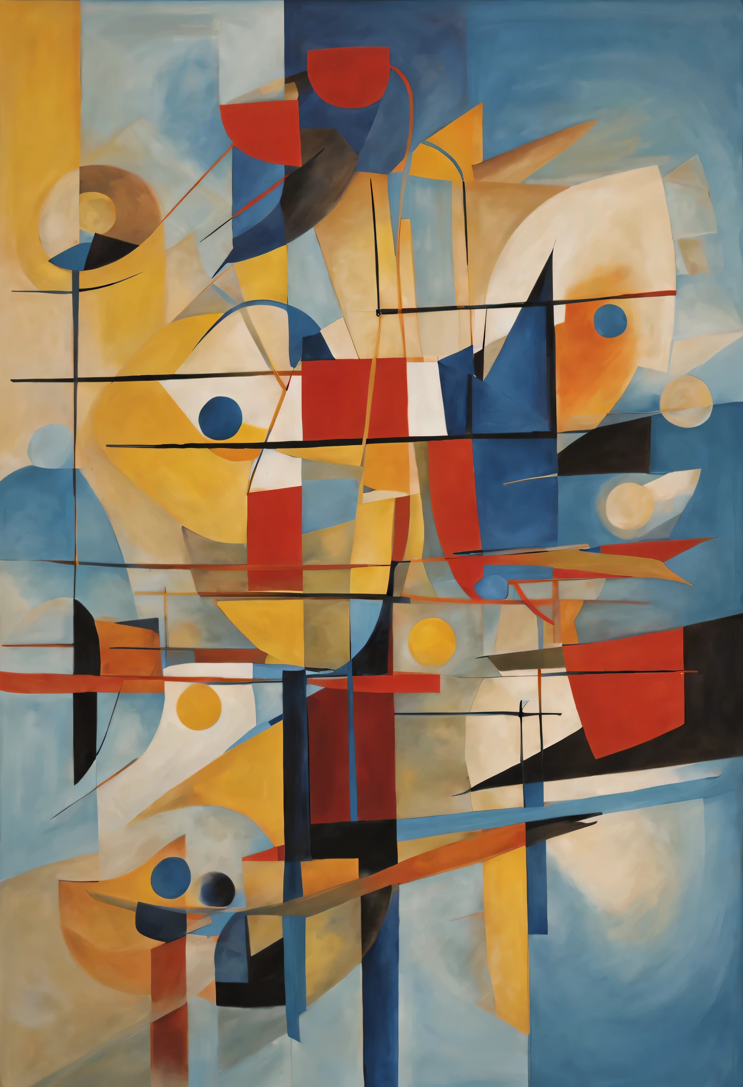 Imagine an accounting scenario that comes to life in an abstract art painting inspired by Wassily Kandinsky, um dos pioneiros da arte abstrata. No centro do quadro, a polished wooden table occupies the space, its surface reflecting the nuances of light that dance in the environment. Sobre ela, a collection of accounting documents is scattered in a seemingly chaotic harmony, mas estruturada. Colorful graphs and numerical tables intertwine, forming abstract patterns that echo the visual rhythms present in Kandinsky'trabalhos.
The predominant colors are blue, amarelo e vermelho, each representing different aspects of the accounting environment. Blue symbolizes the calm and stability of financial transactions, while yellow evokes the energy and creativity needed to solve complex accounting problems. O vermelho, por sua vez, represents the urgency and attention needed to deal with urgent financial matters.
No fundo do quadro, abstract lines and shapes suggest corporate buildings and skyscrapers, remembering the urban landscape where the world of business and finance unfolds. Pontos de luz brilham ao longo do horizonte, indicating the constant flow of economic activity.
In the entire composition, vigoroso, gestural brushstrokes add a sense of dynamism and movement, reflecting the ever-evolving nature of the financial world. The result is an abstract and evocative representation of the accounting environment, capturing its complexity and intrinsic beauty.