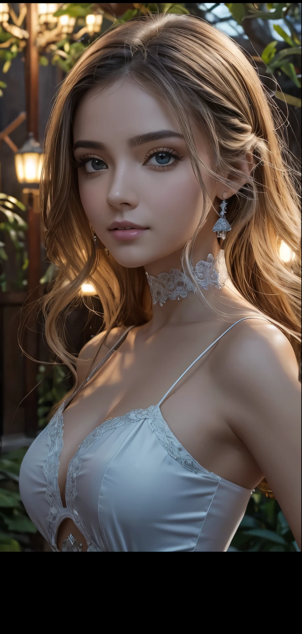 melhor qualidade de imagem, masterpiece level, ultra-high resolution, realismo, tema fantasia, armas, detalhes faciais, uma garota, Solteiro, coque de cabelo, tema de conto de fadas, tronco, Arquitetura chinesa, flame, get detailed outdoor lighting and cinema lighting, aumentar a luz ambiente geral detalhada, detalhes do rosto e dos olhos, improve the realismo of body details, clearly express sharp focus, Inexpressivo, Roupas brancas, cabelo cor de vinho, olhos brilhantes, fundo simples.