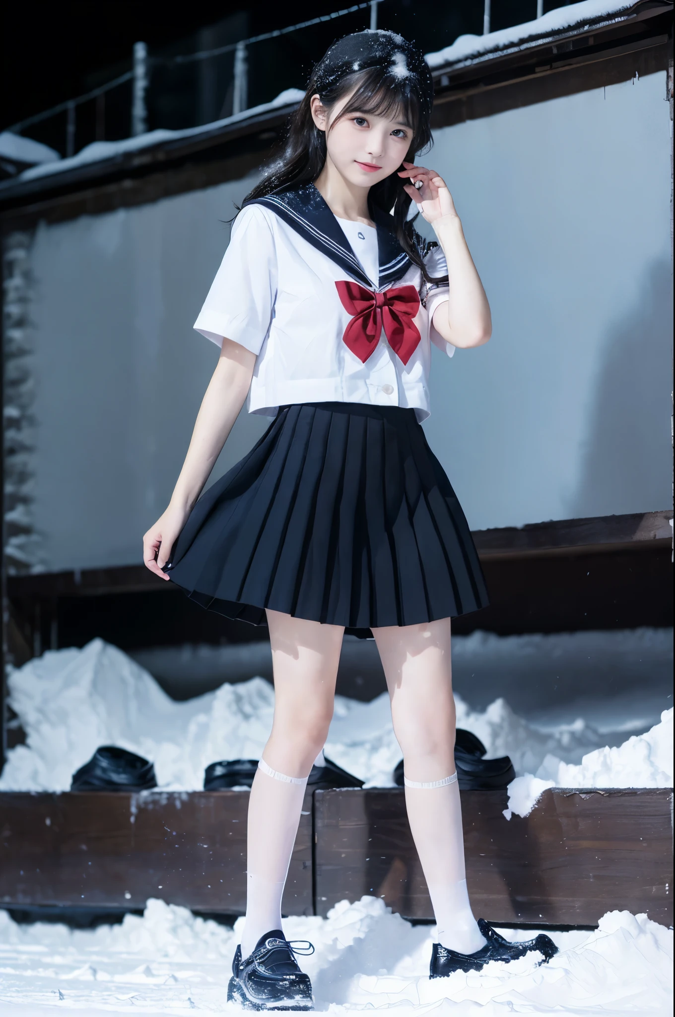 (nsfw:1.5)、masterpiece、highest quality、super realistic、surreal、Ultra high definition、8k、Raw photo、textured skin、One Nogizaka girl,(16 years old,medium bob hair,bangs,black hair,floating hair,slim,small face,chest is small,thin waist,small ass,smile showing teeth:1.5)、(sailor uniform long sleeve school uniform、dark blue pleated skirt、super short skirt、Light pink lace panties:1.5)、open your legs wide、dynamic pose、classroom、(Natural light、strong sunlight、Moving the chart, film grain、profile、profile、It's blurry、cowboy shot、very wide shot、letterbox、negative space、Sigma 85mm F/1.4)、finder