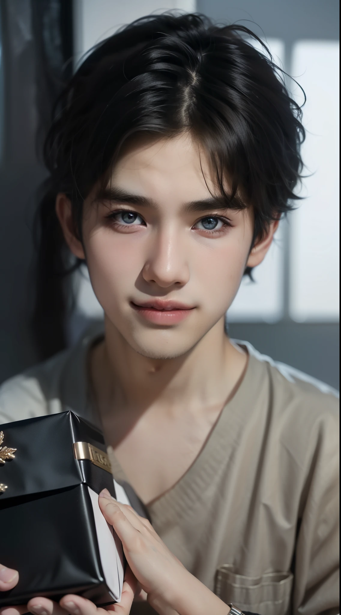 ((male sexだけ)), ( good lookingなmale ), naughty smile, (be familiar with: 1 to 1), , high quality, beautiful eyes, (be familiar with face and eyes), noise, real photos、illumination, high quality, film grain, Fujifilm XT3 male male sex male child17歳 male child short hair soft brown hair smile Happy fantasy RAW photo, portrait of an Asian man, Asian, young (male:1.5), gray eyes, Big eyes, smile, (((短い髪のmale child:1.3))),,, , ((good looking, sharp, Wild facial features)), (strong muscular body), (strong physique), (high resolution skin:1.2), 8k UHD, Digital single-lens reflex camera, soft illumination, high quality, Fujiflim XT3, ボケ味
male sex male male sexらしい体格 have a box of presents Party Room