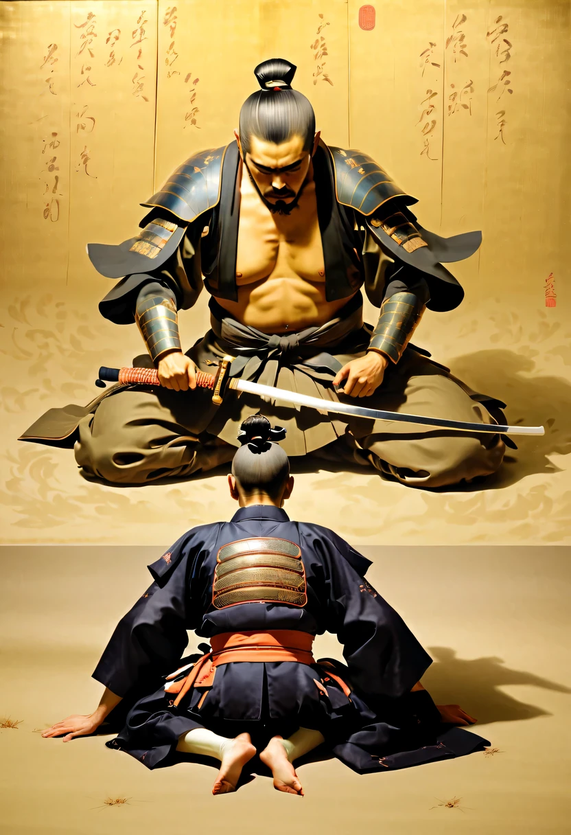 Japanese，kneel，bushido，or period