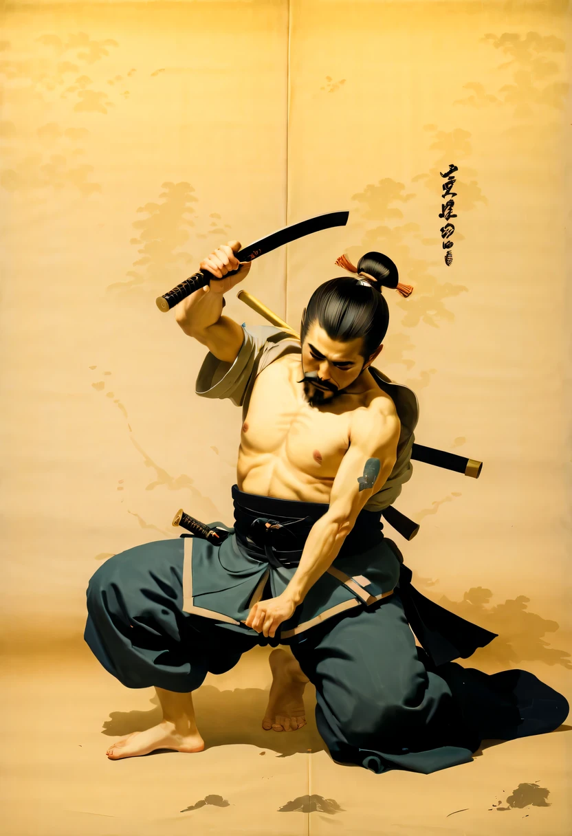 Japanese,kneel,bushido,or period