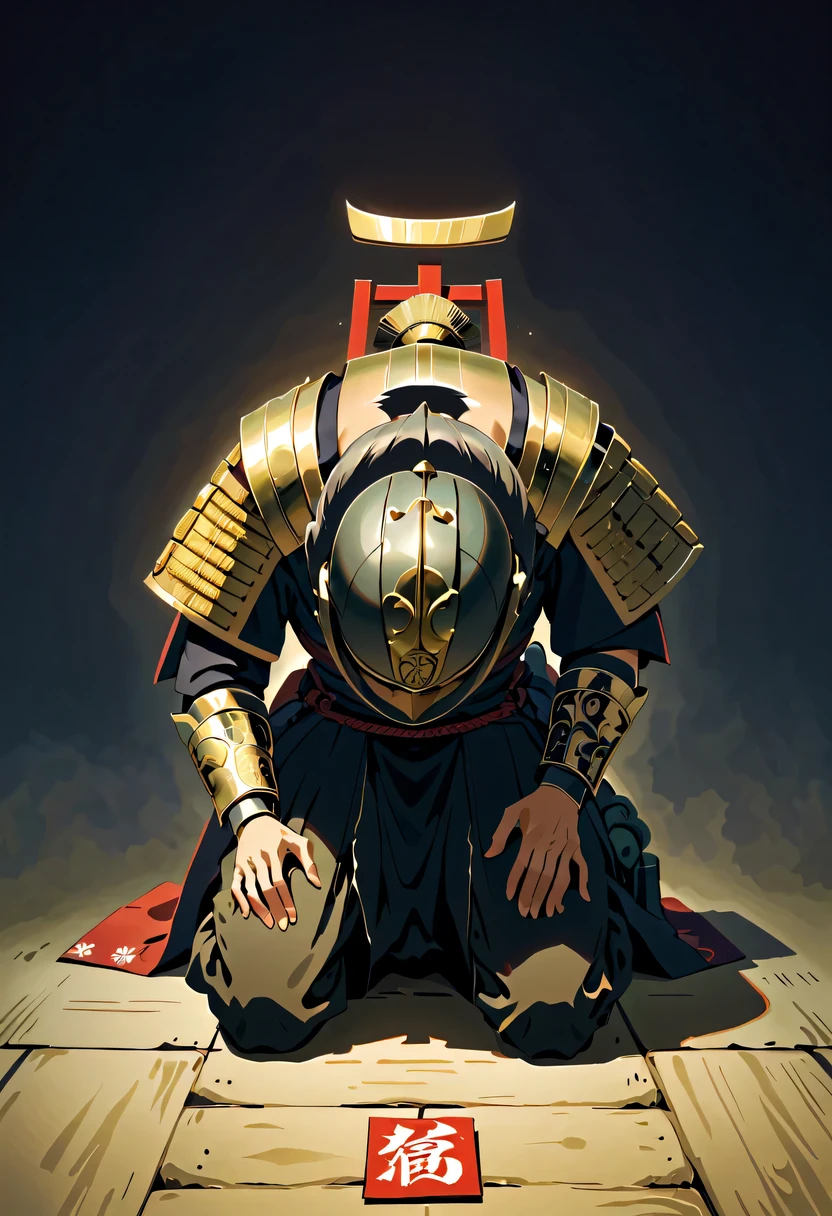 Japanese,(kneel:1.5),Daimyo,shogunate,loyalty,obey,sacrifice,dedication,warrior
