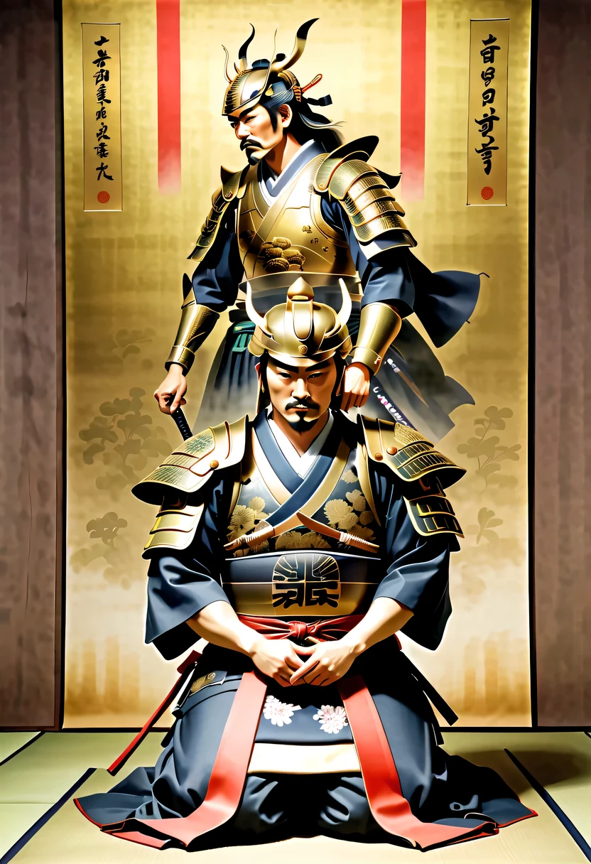 Japanese，kneel，Daimyo，shogunate，loyalty，obey，sacrifice，dedication，warrior