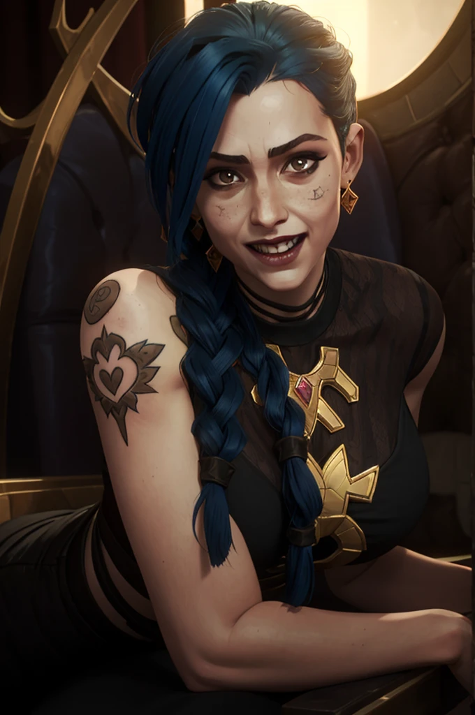 jinx, arcane, arcane jinx, pov blowjob, sucking cock, sucking dick