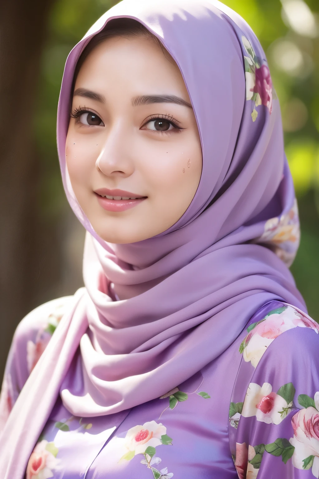 masterpiece, beautiful young Muslimah, wearing baju kurung or black jacket, hijab, ((malay girl hijab)), (((full hijab))), (((long hijab))), (((close hijab))), fit body, perfect eyes, pale skin, fair skin, perfect skin, casual, stylish outfit, charming smile, soft and warm lighting, natural pose, serene background, highly detailed, professional photography, cinematic, photorealistic, soft focus, bokeh effect,Super Detailed, Dutch Angle, 8K Octane, Portrait Photography, UHD, Rococo Style, 