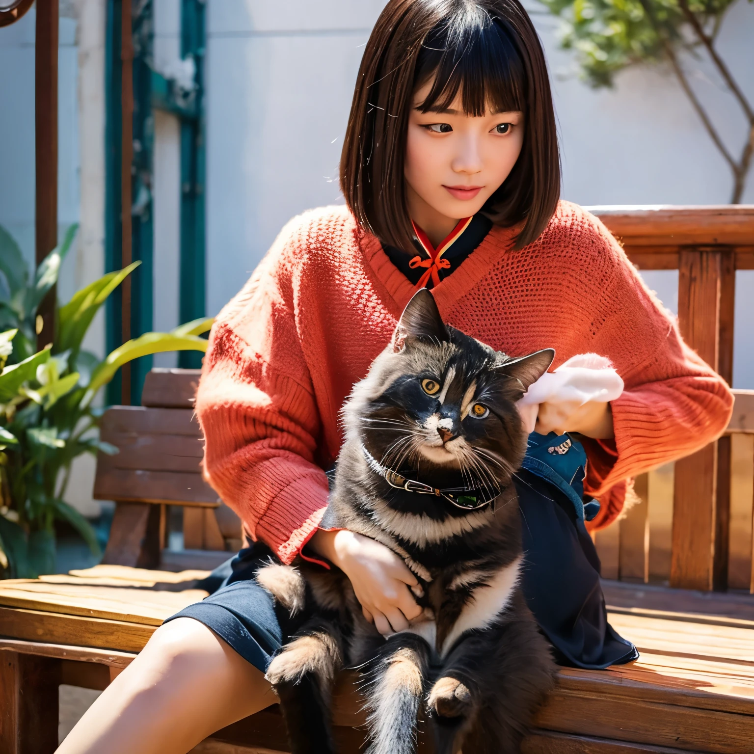 Chinese girl showing his pussy
