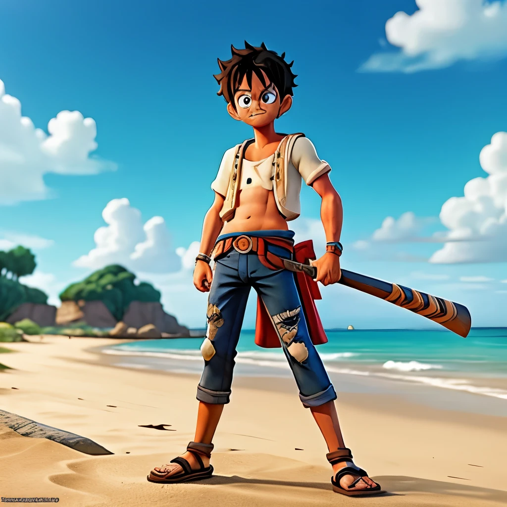 Modo de anime luffy+zoro