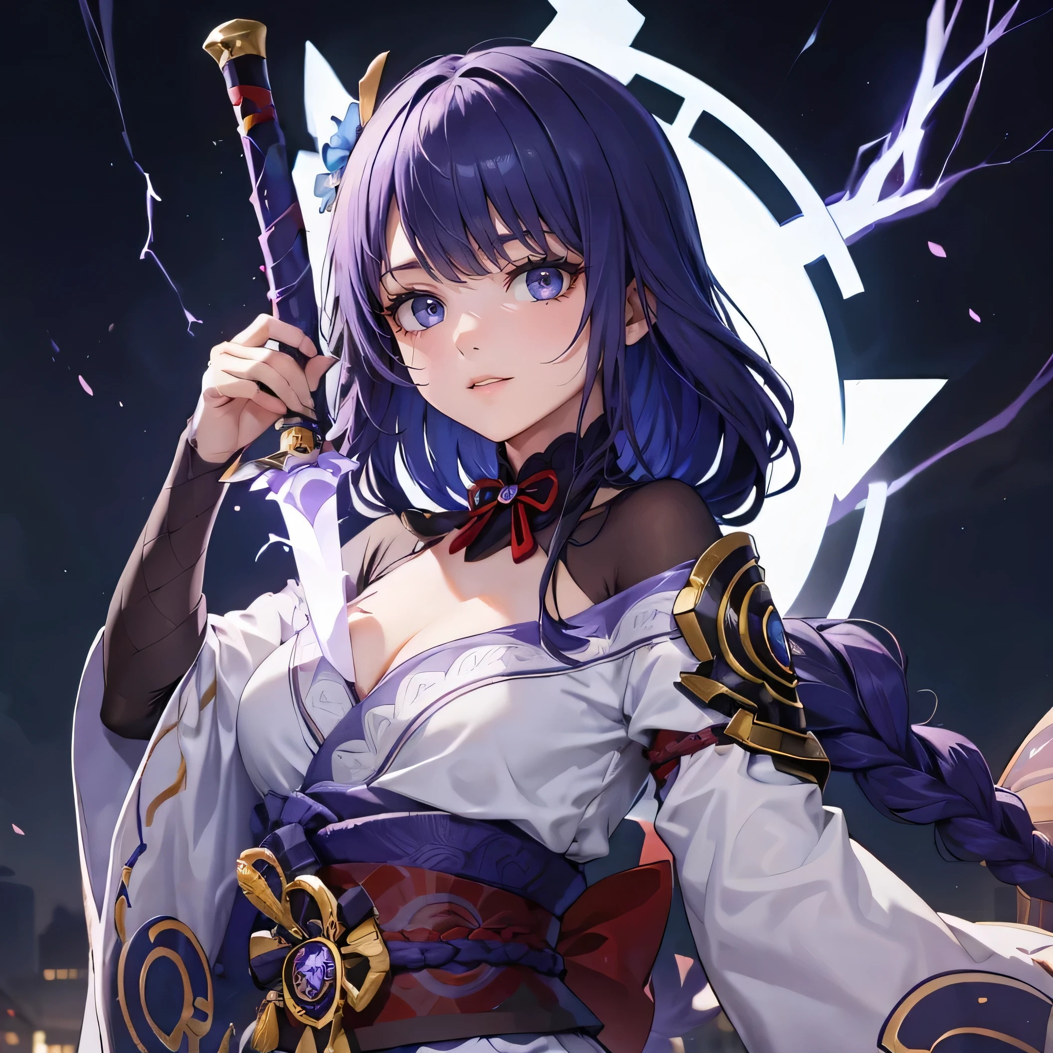 sword hilt in hand