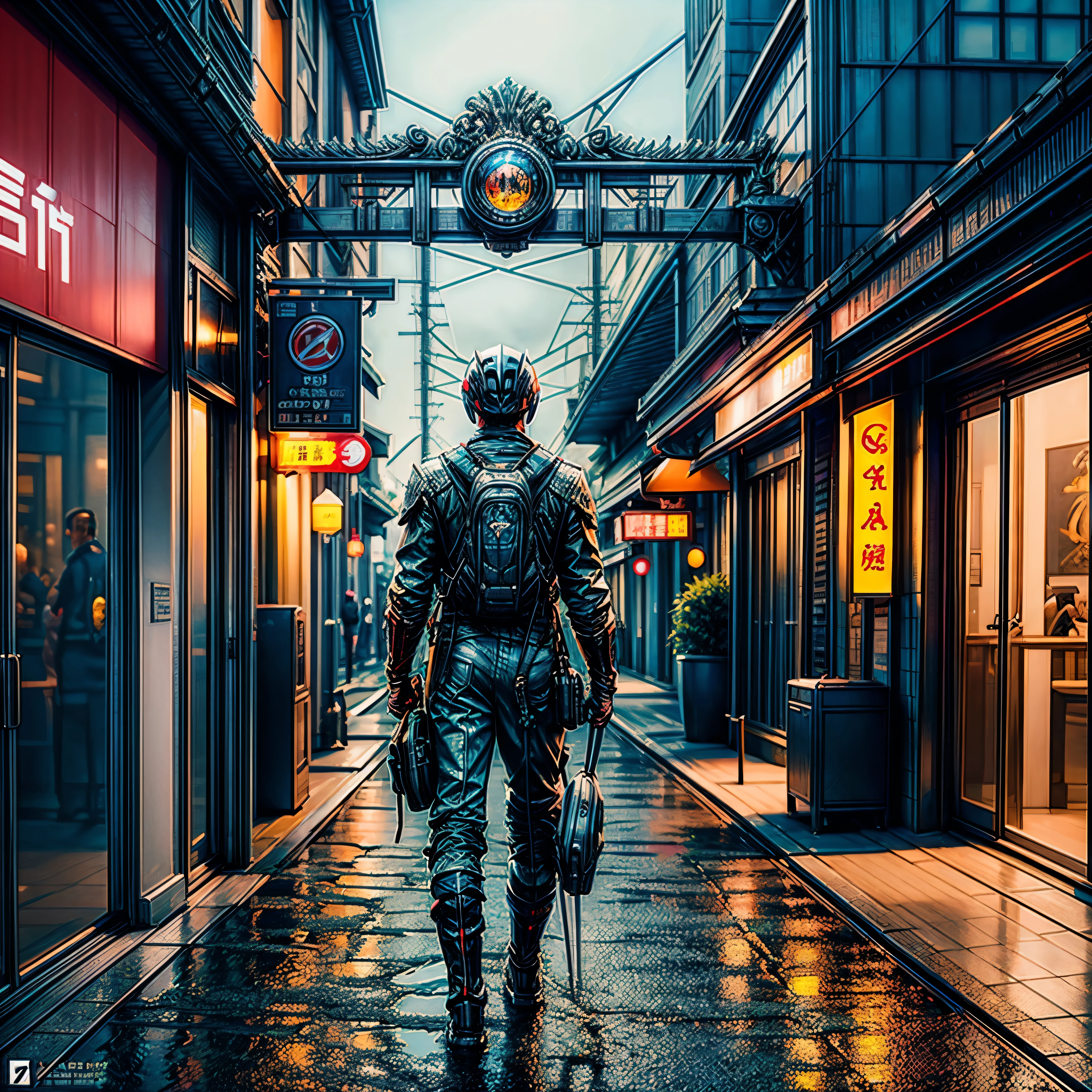 epic masterpiece A painting of a sci-fi train passing through an ancient Chinese city,people standing on railroad tracks, Inspired by Stephen Cordell, amazing concept painting, Inspired by Craig Mullins style, ultra Highly realistic concept art, Dappled lighting design, Steam engine matte paint, James Gurney painting style, ultra Highly detailed painting, hiper detalhado, epic textura de pele realista, armadura, melhor qualidade, ultra high-resolution, (fotografiarrealista: 1.4), detalhado, Calado bruto, ultra sharp re, por lee jeffries Nikon D850 Filme Fotografia de Stock 4 Kodak Portra 400 Lente F1.6 Rich Colors Realistic Texture Dramatic Texture Dramatic Lighting Irrealengine Trend on Artstation Cinestill 800, Beautiful and Aesthetic, vivid colorful, DSLR, varied multi etc. --v6 --s1000 --c20 --q5 --chaos100